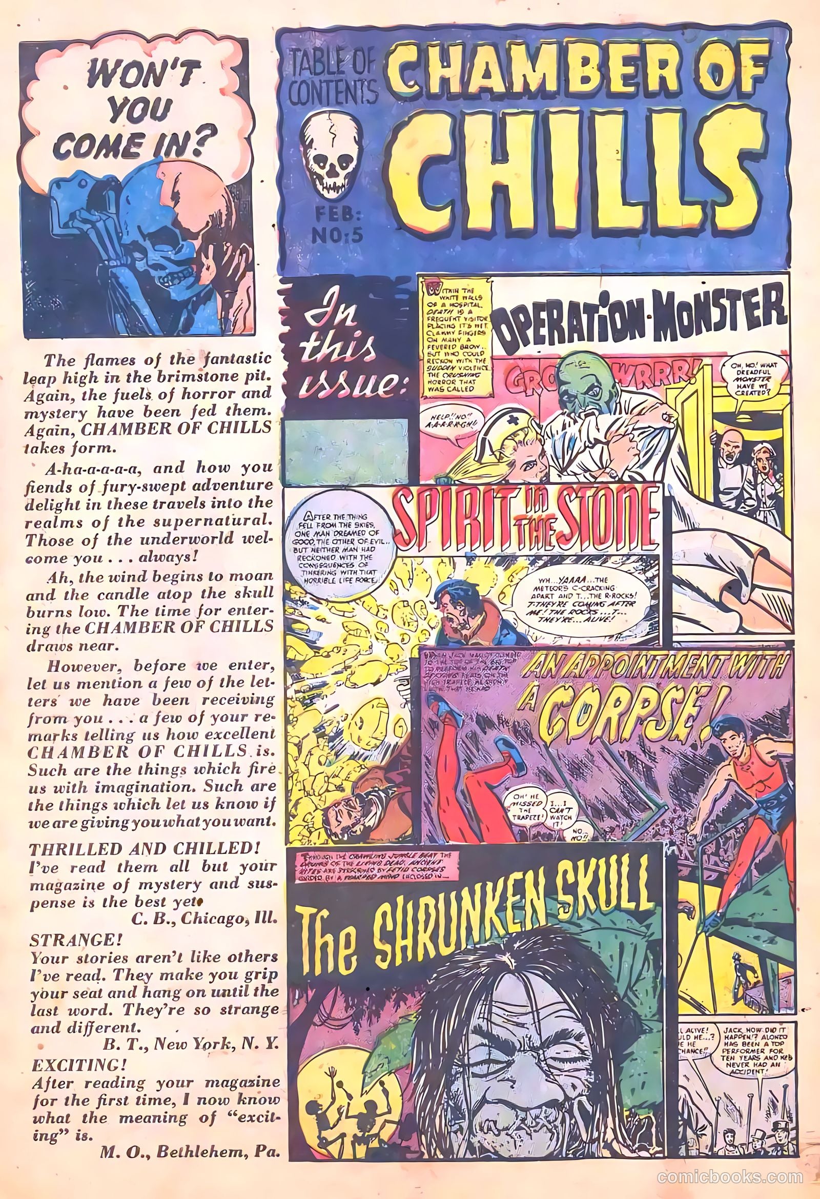 Chamber of Chills #5 (1979) — page 3 of 36