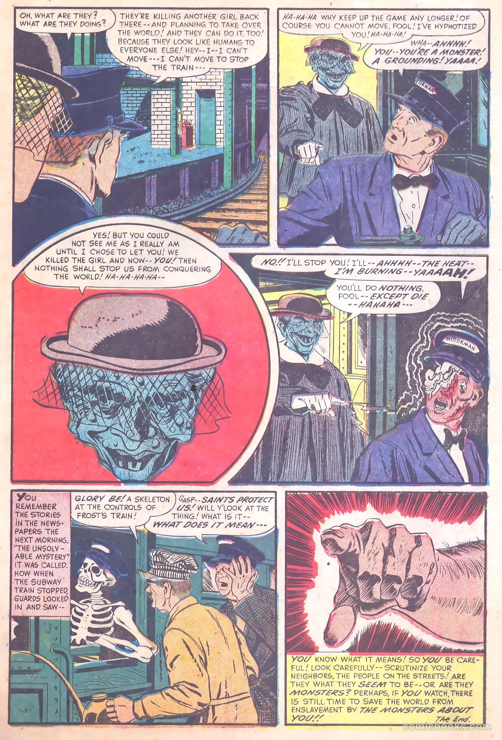 Chamber of Chills #6 (1952) — page 33 of 38