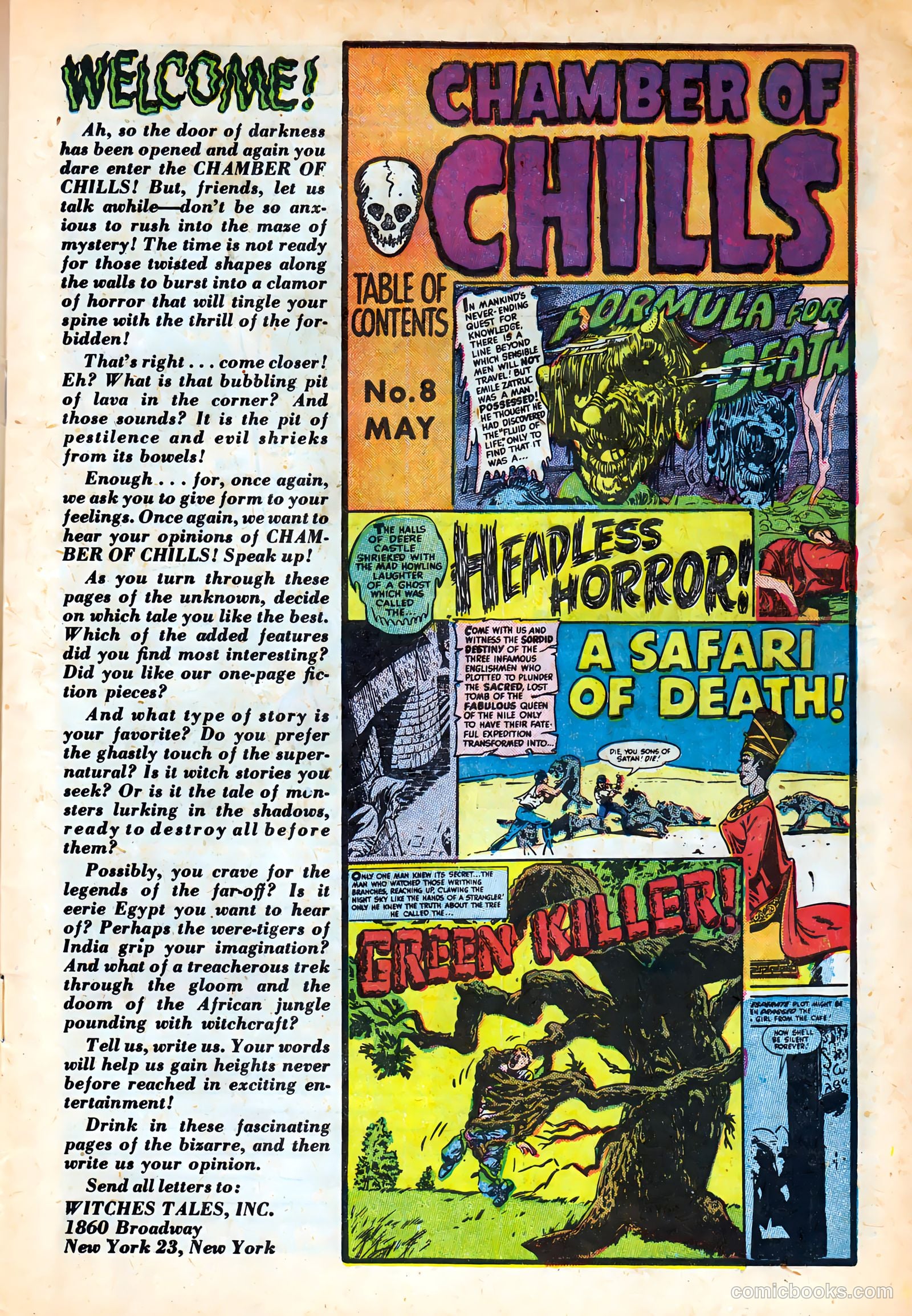 Chamber of Chills #8 (1952) — page 3 of 36