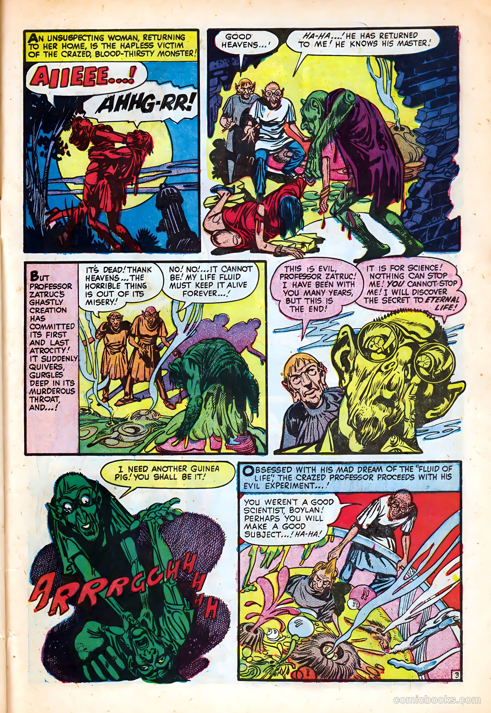 Chamber of Chills #8 (1952) — page 31 of 36