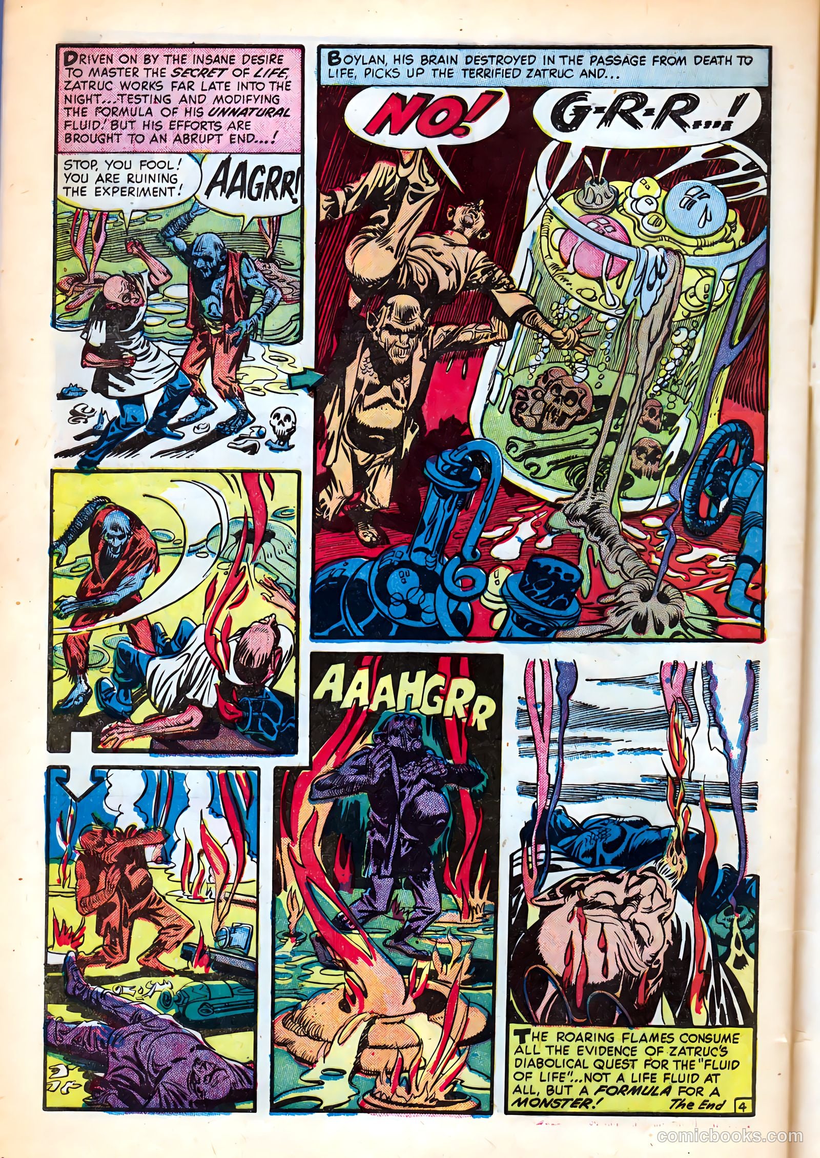 Chamber of Chills #8 (1952) — page 32 of 36