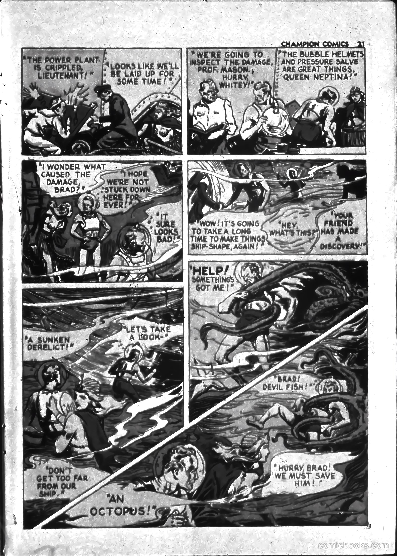 Champion Comics #10 (1940) — page 23 of 70