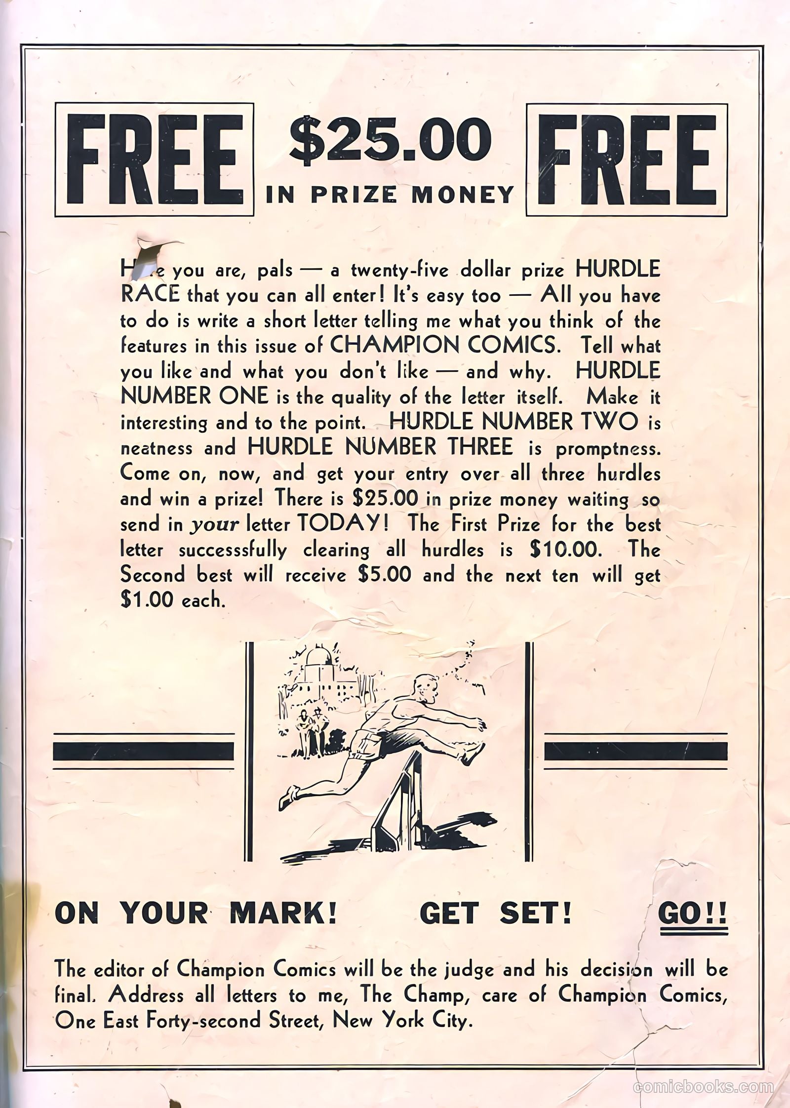 Champion Comics #2 (1939) — page 67 of 68