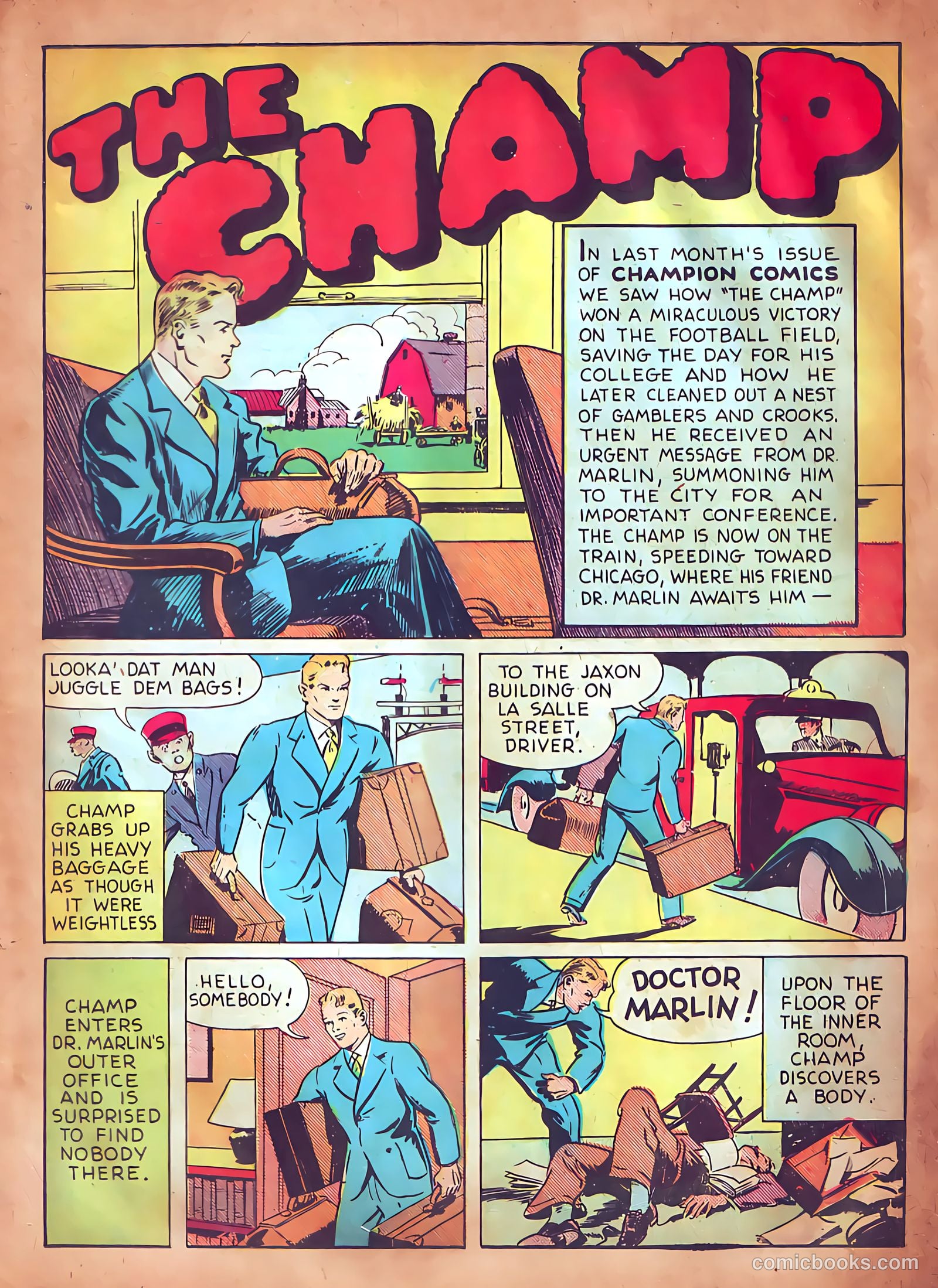 Champion Comics #3 (1940) — page 3 of 68