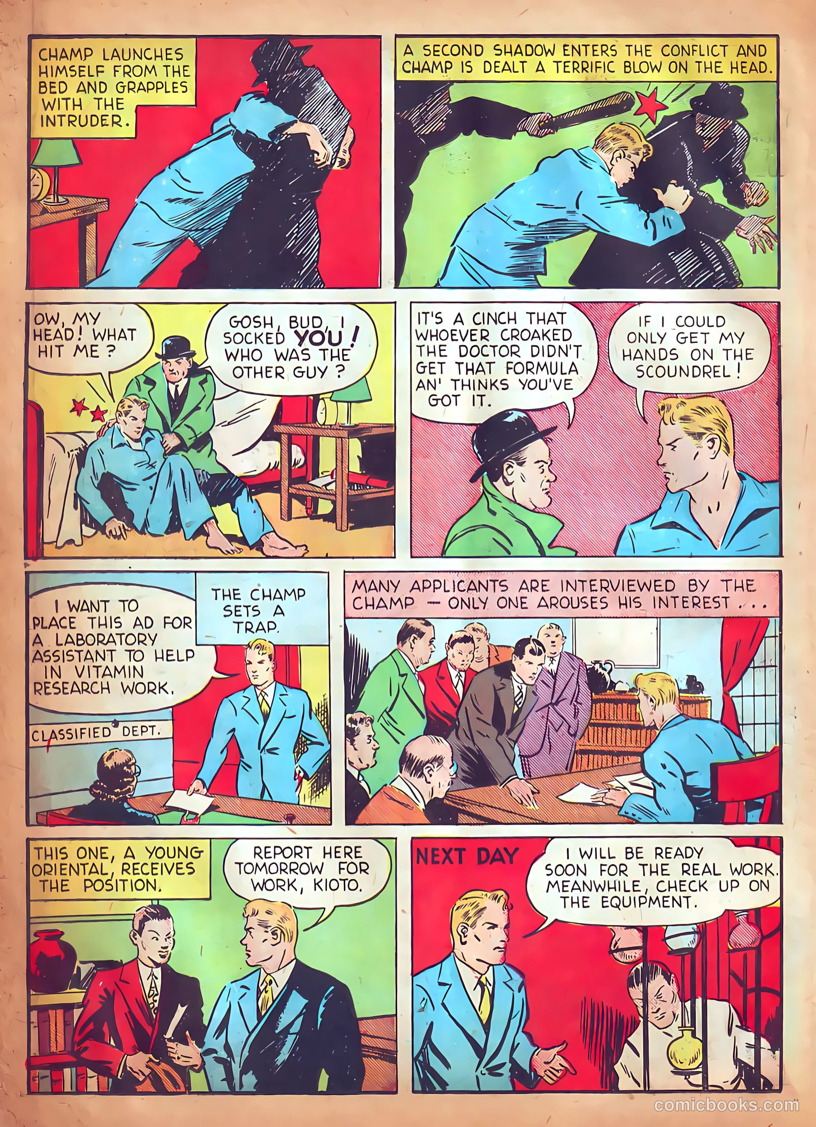 Champion Comics #3 (1940) — page 6 of 68