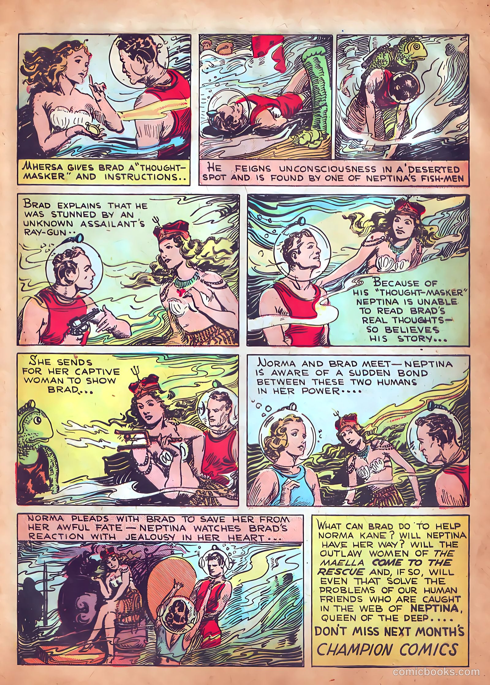 Champion Comics #3 (1940) — page 21 of 68