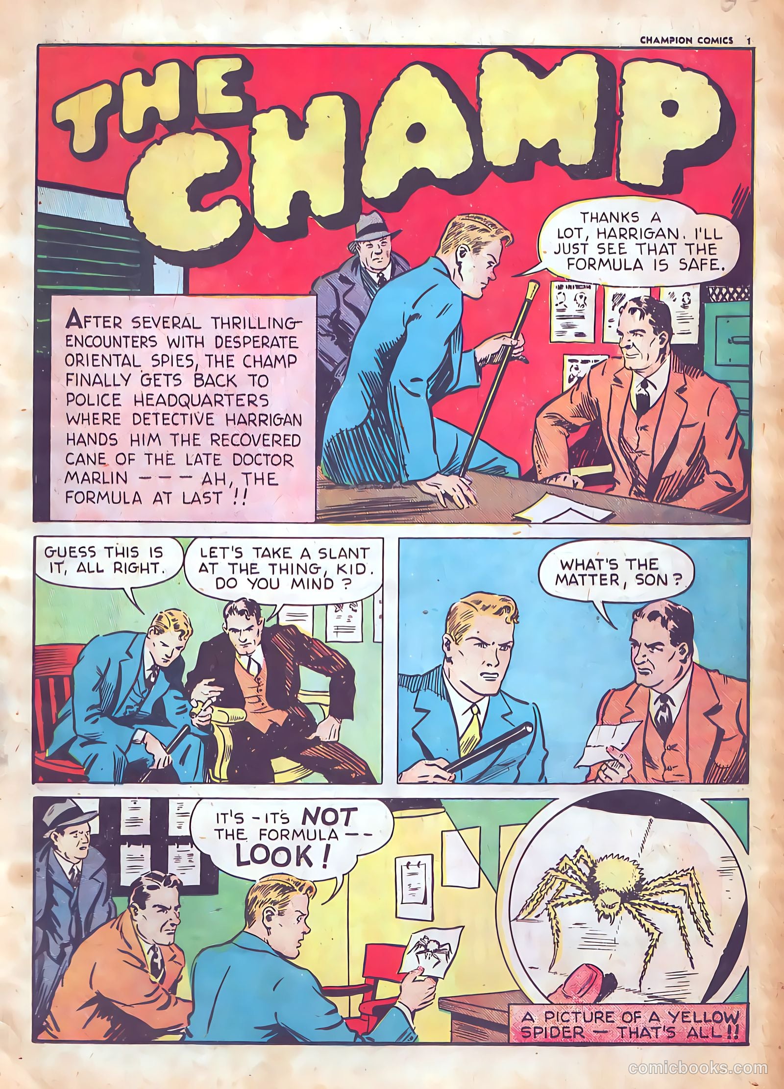 Champion Comics #4 (1940) — page 3 of 68