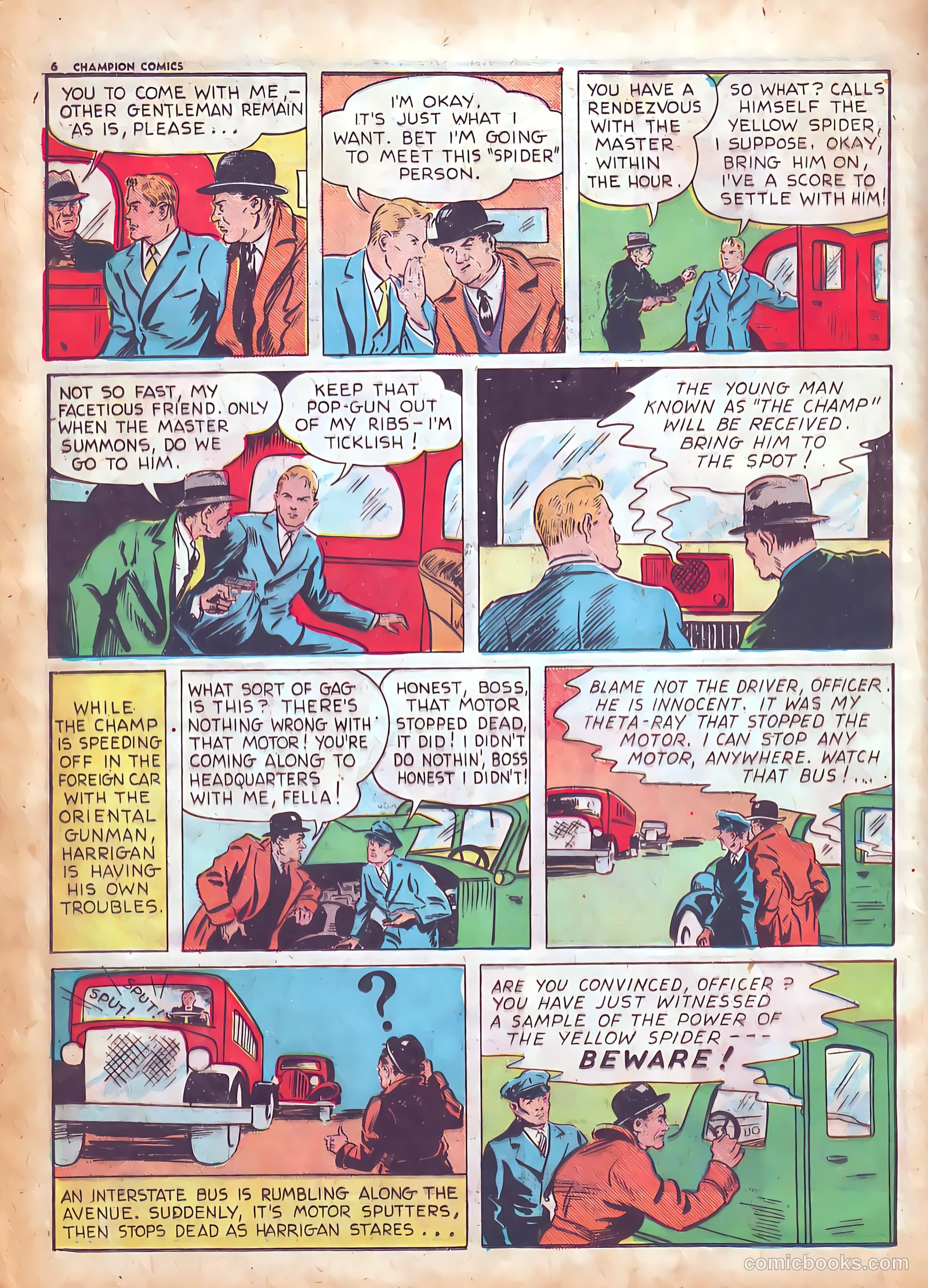 Champion Comics #4 (1940) — page 8 of 68