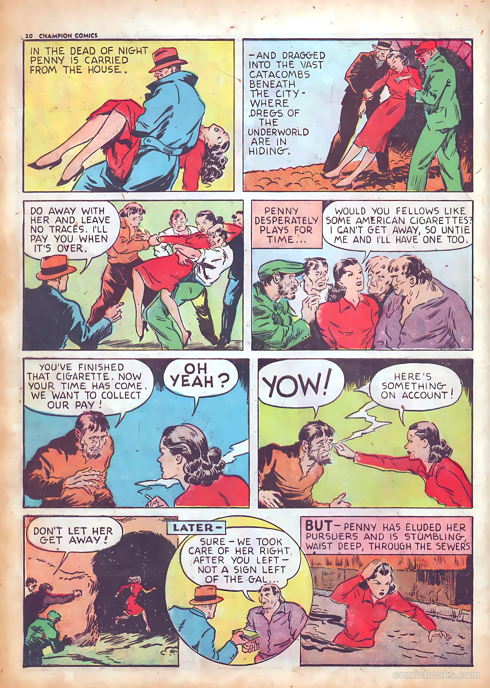 Champion Comics #4 (1940) — page 22 of 68