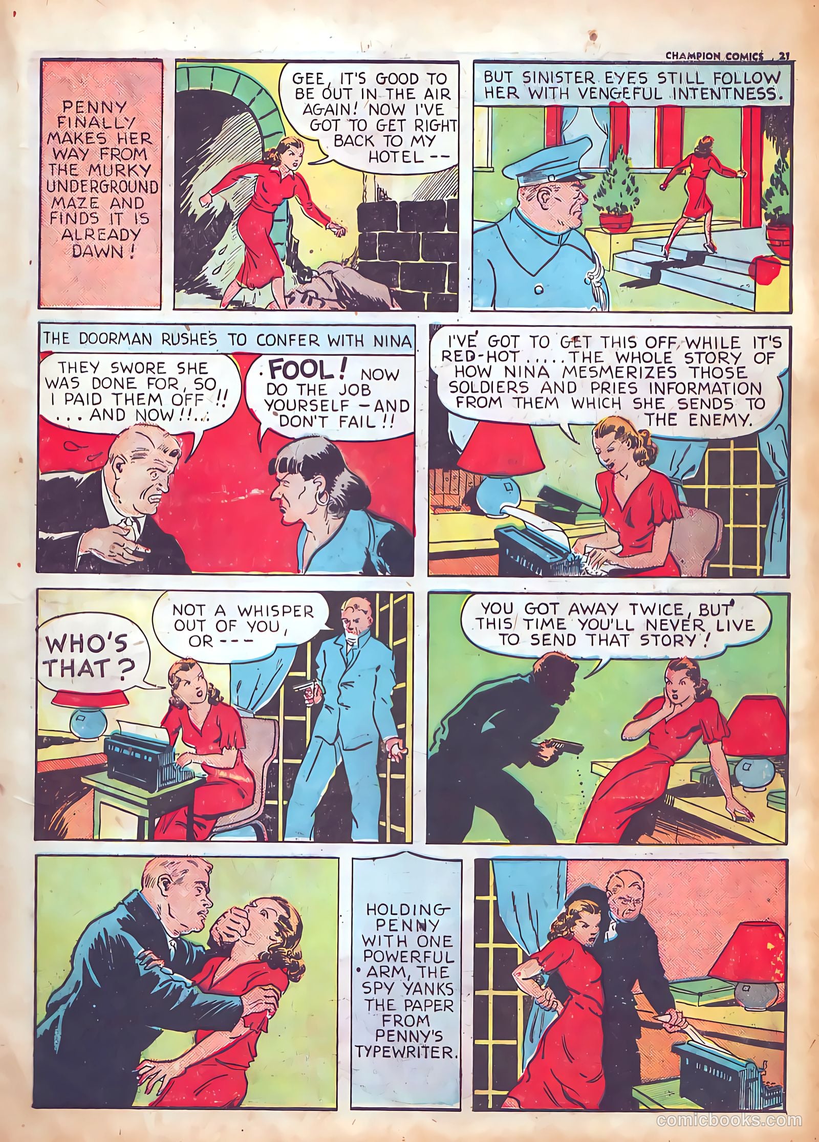 Champion Comics #4 (1940) — page 23 of 68