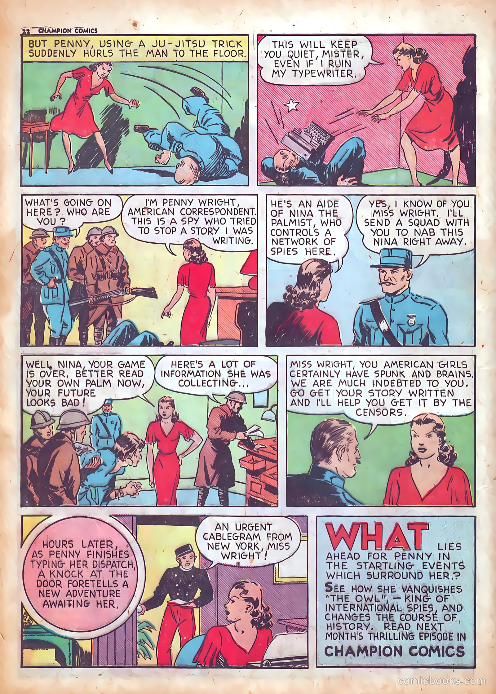 Champion Comics #4 (1940) — page 24 of 68