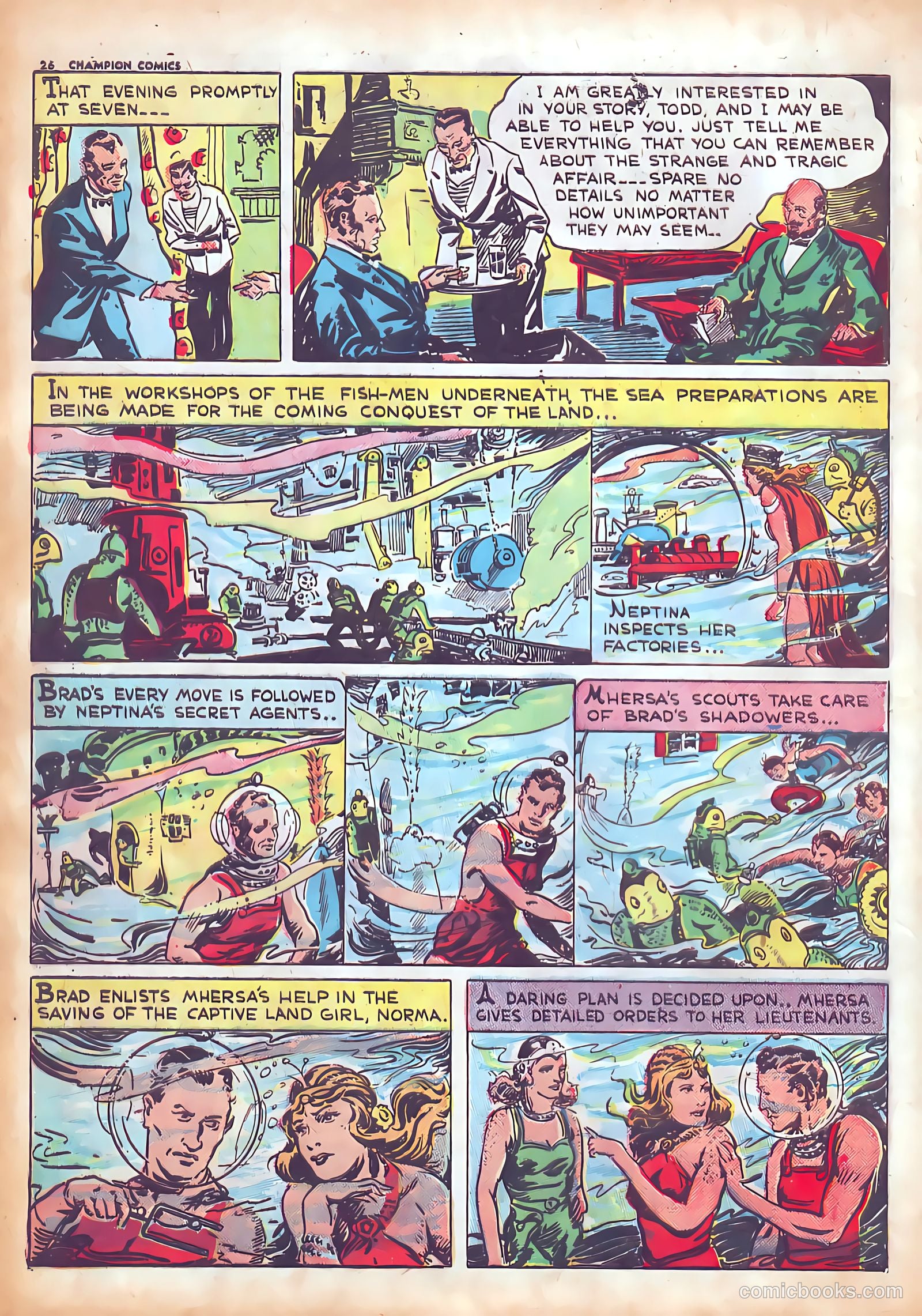 Champion Comics #4 (1940) — page 28 of 68