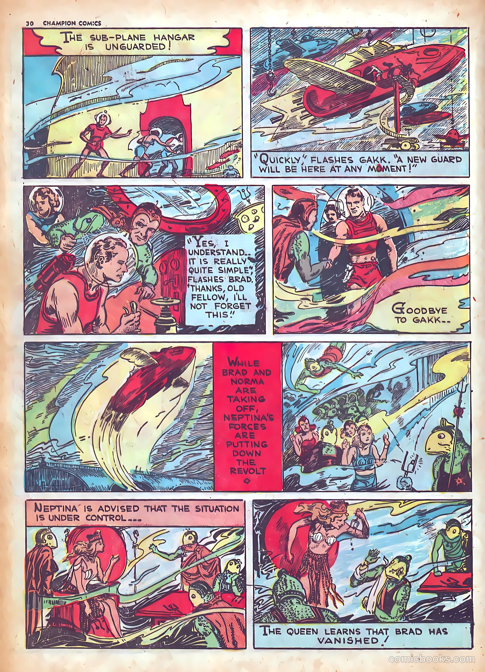 Champion Comics #4 (1940) — page 32 of 68