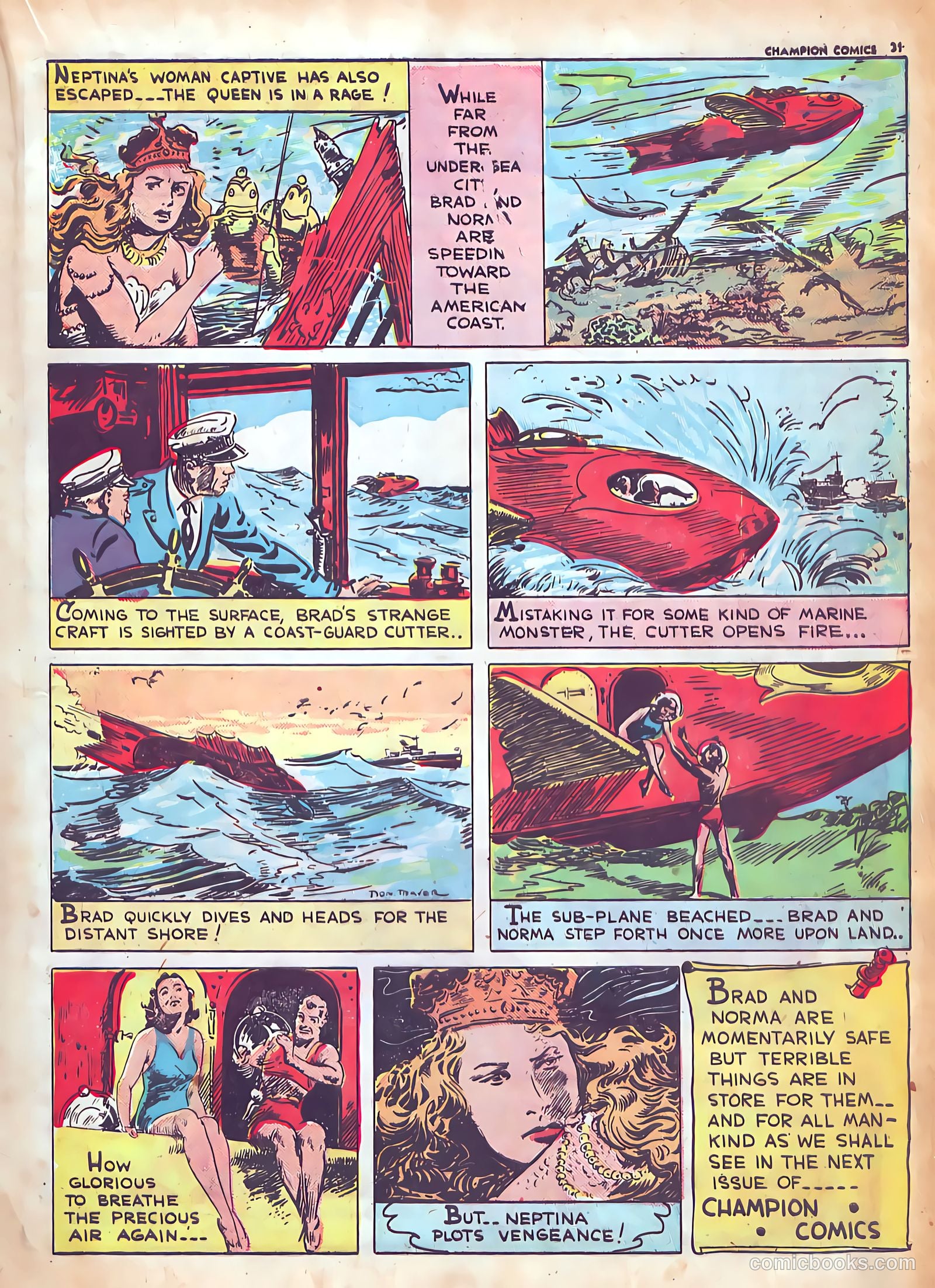Champion Comics #4 (1940) — page 33 of 68