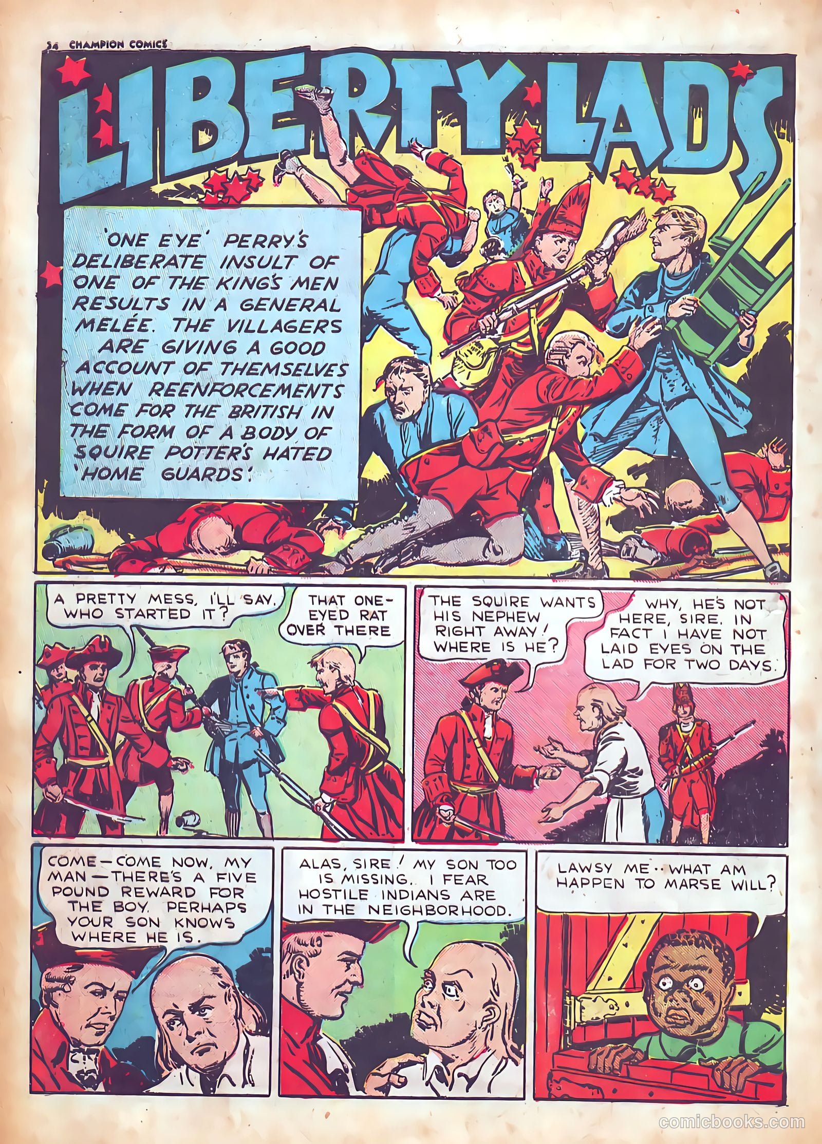 Champion Comics #4 (1940) — page 36 of 68