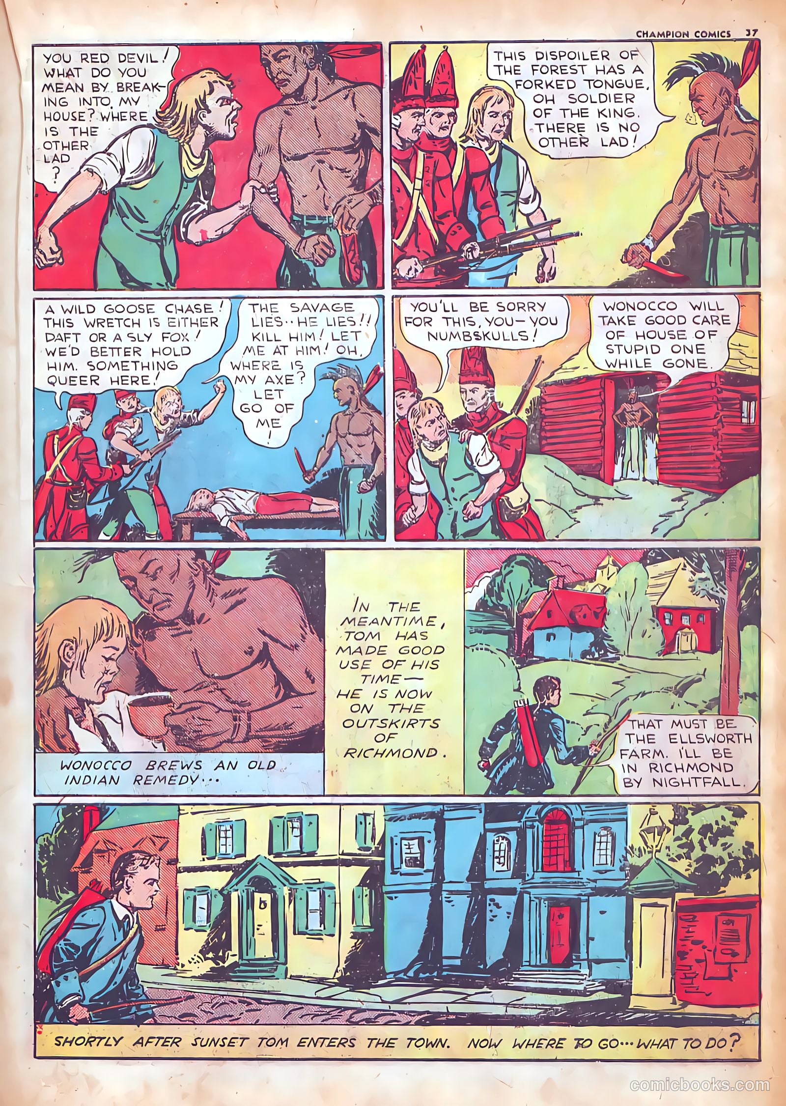 Champion Comics #4 (1940) — page 39 of 68