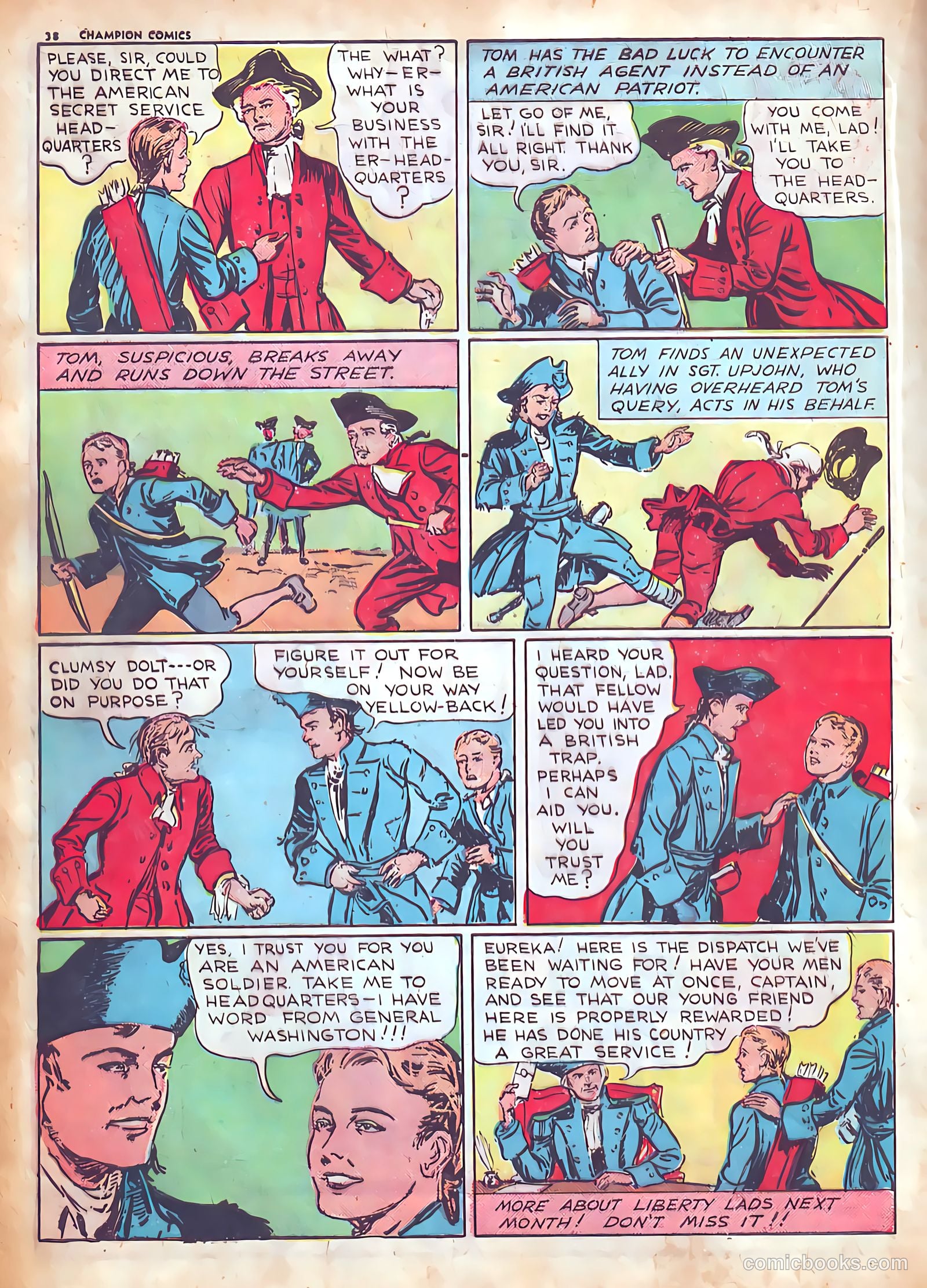 Champion Comics #4 (1940) — page 40 of 68