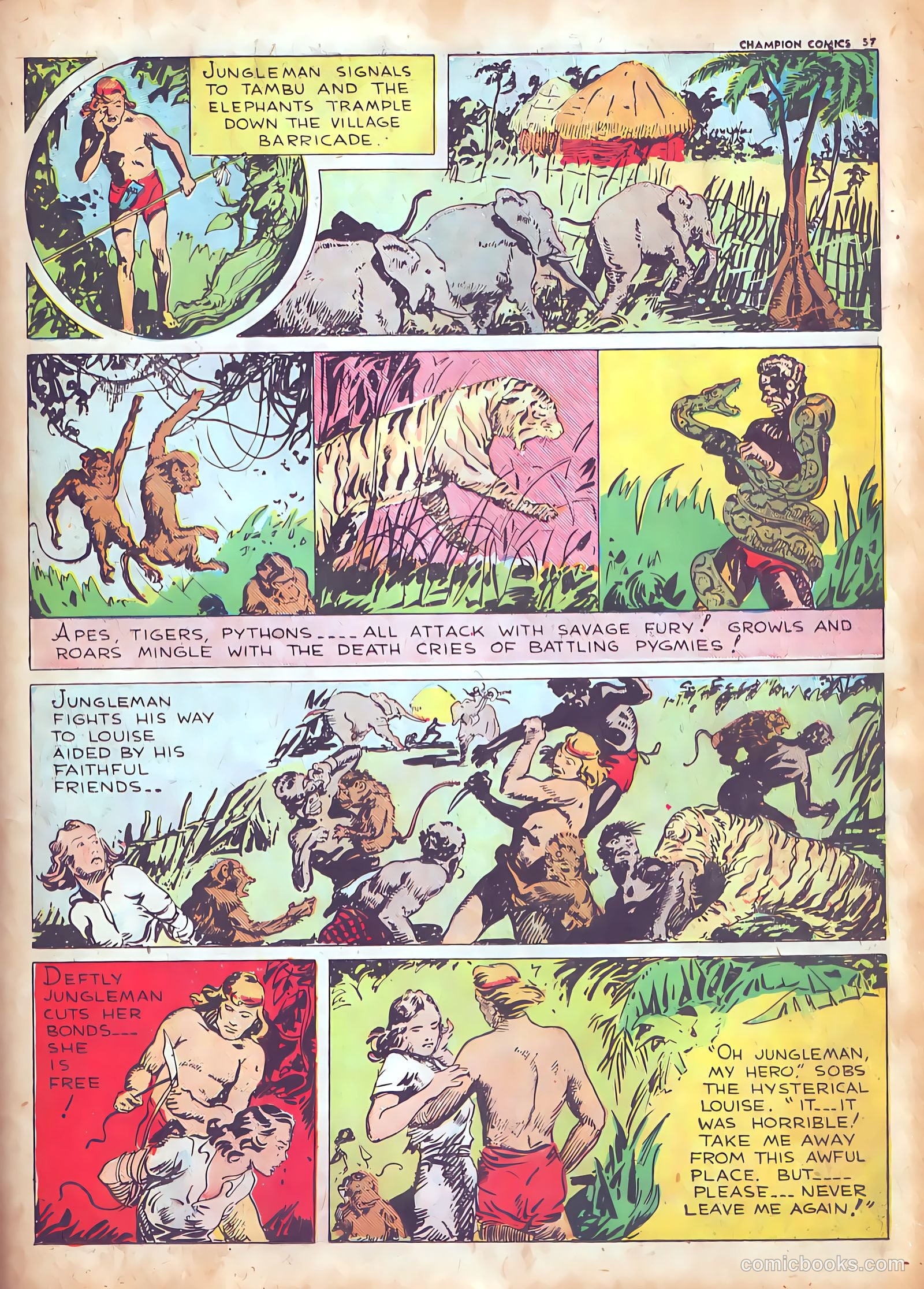 Champion Comics #4 (1940) — page 59 of 68