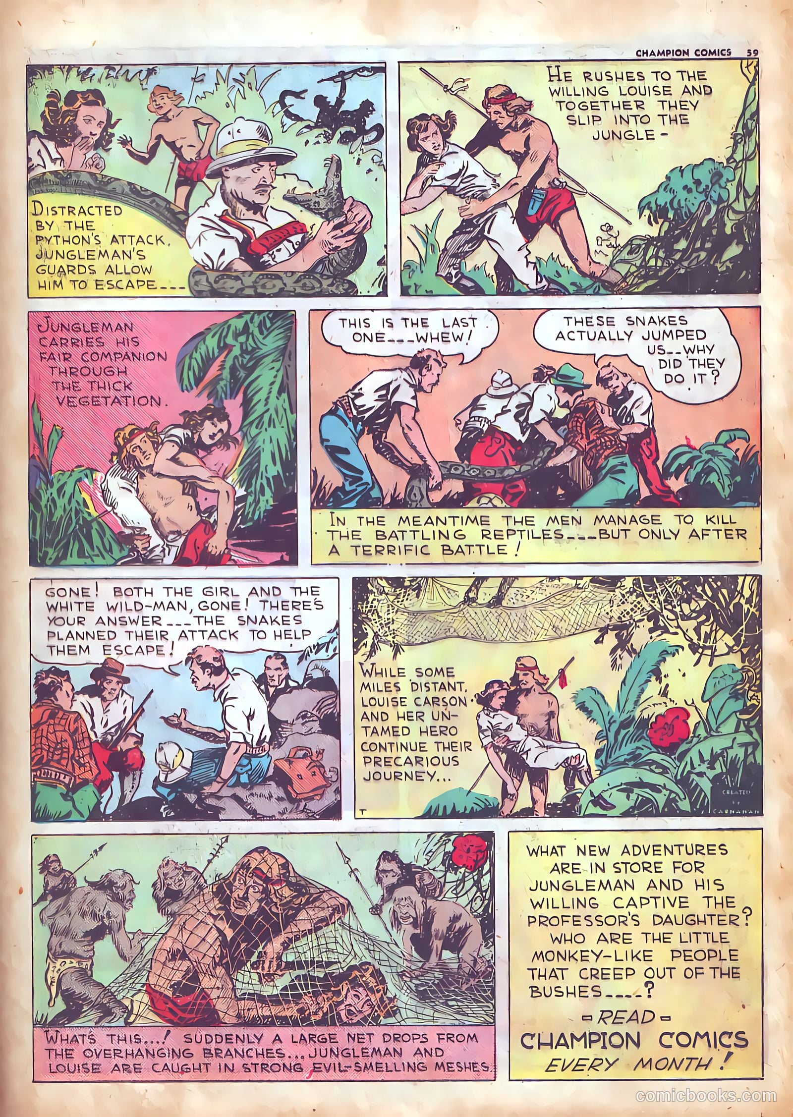 Champion Comics #4 (1940) — page 61 of 68