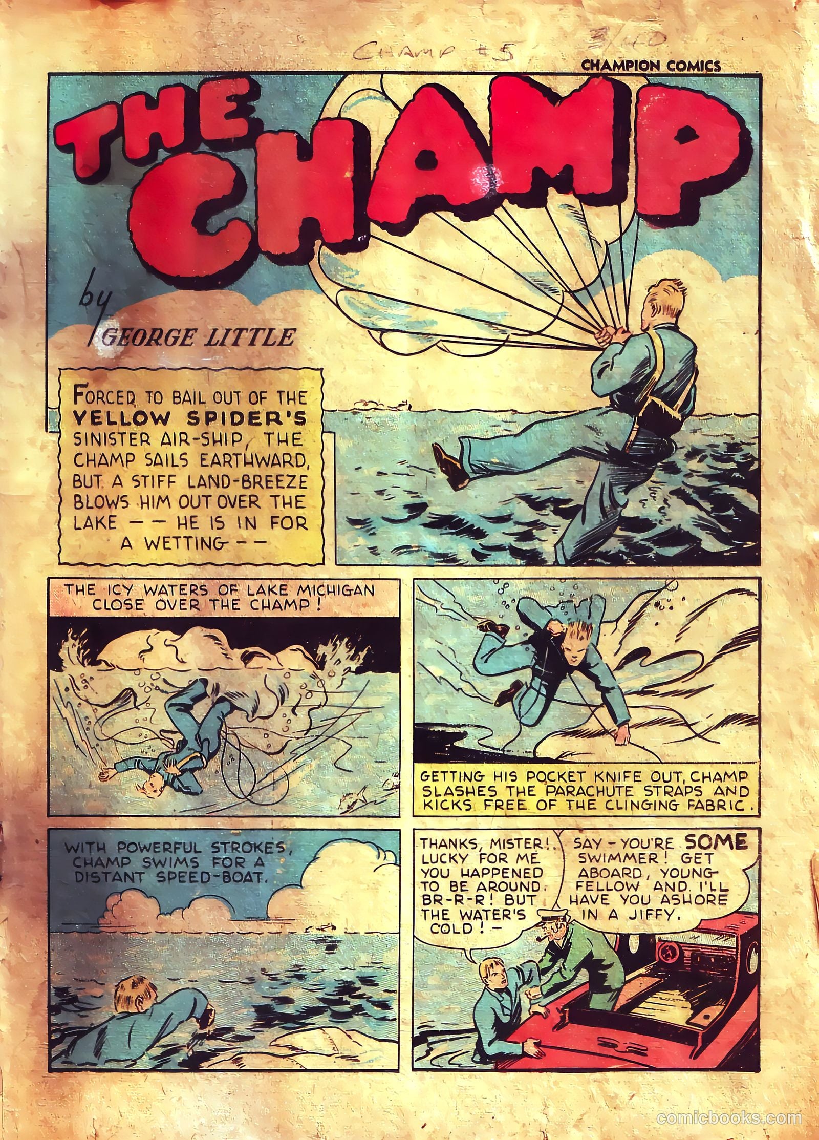 Champion Comics #5 (1940) — page 2 of 67