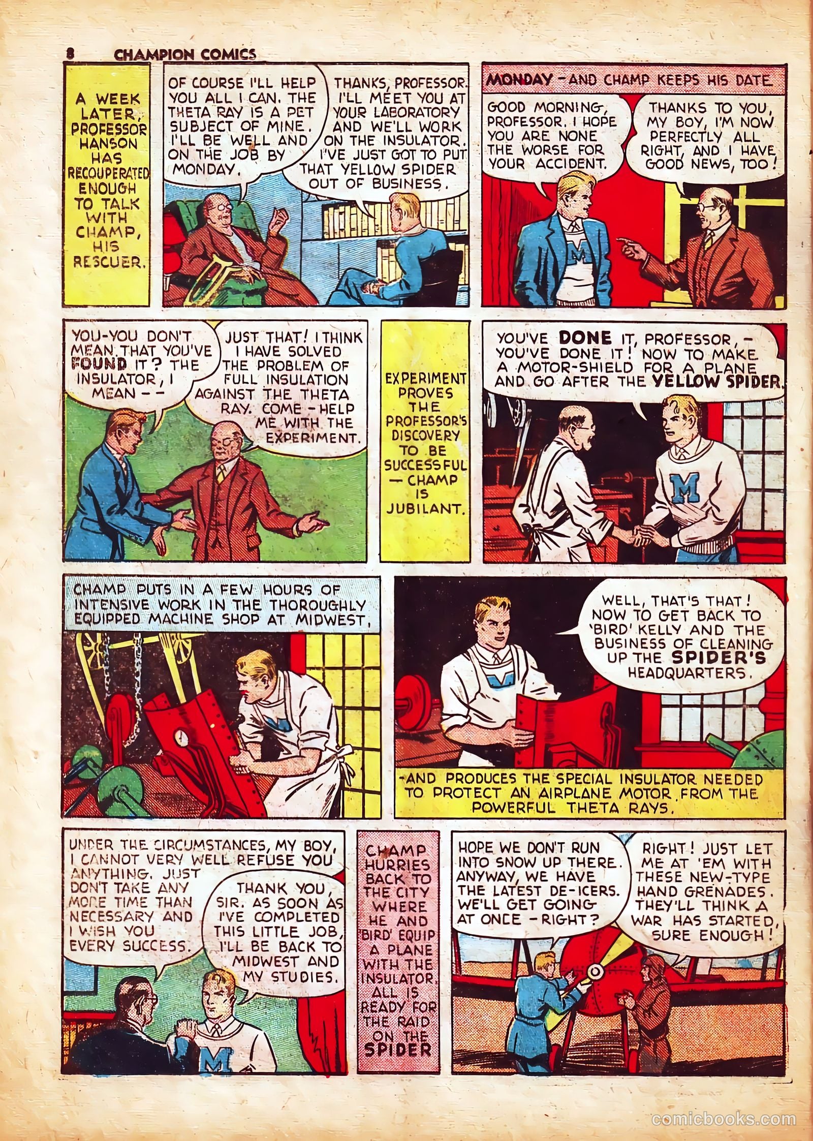 Champion Comics #5 (1940) — page 9 of 67