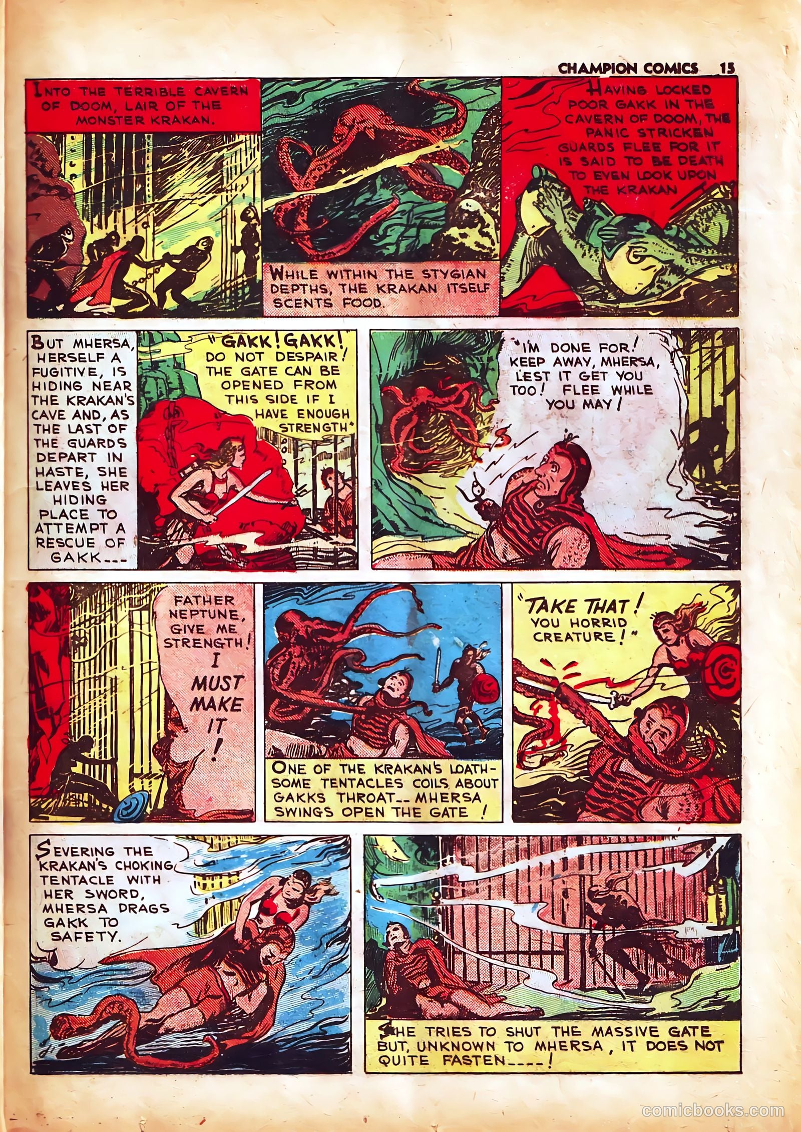 Champion Comics #5 (1940) — page 16 of 67