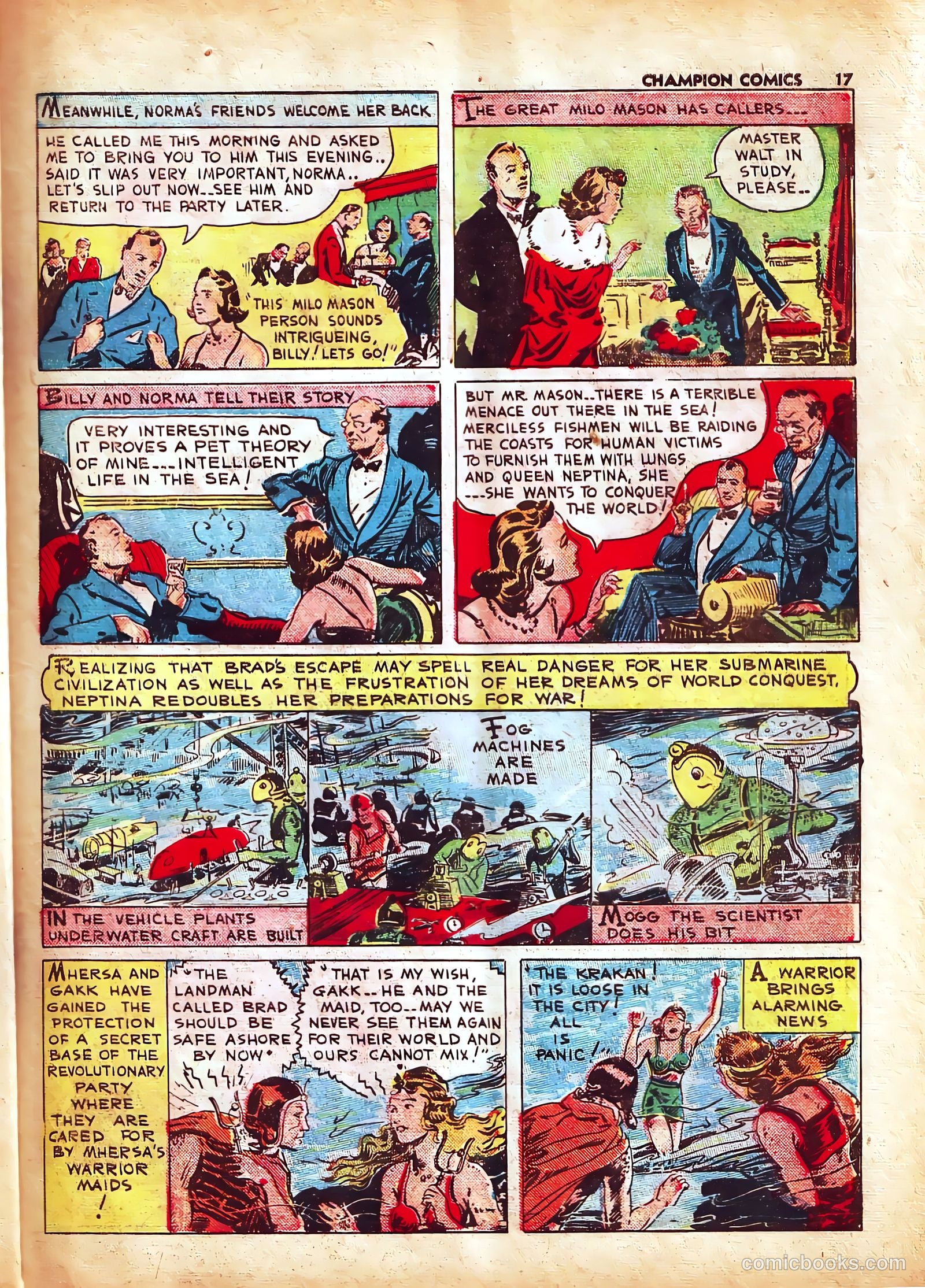 Champion Comics #5 (1940) — page 18 of 67