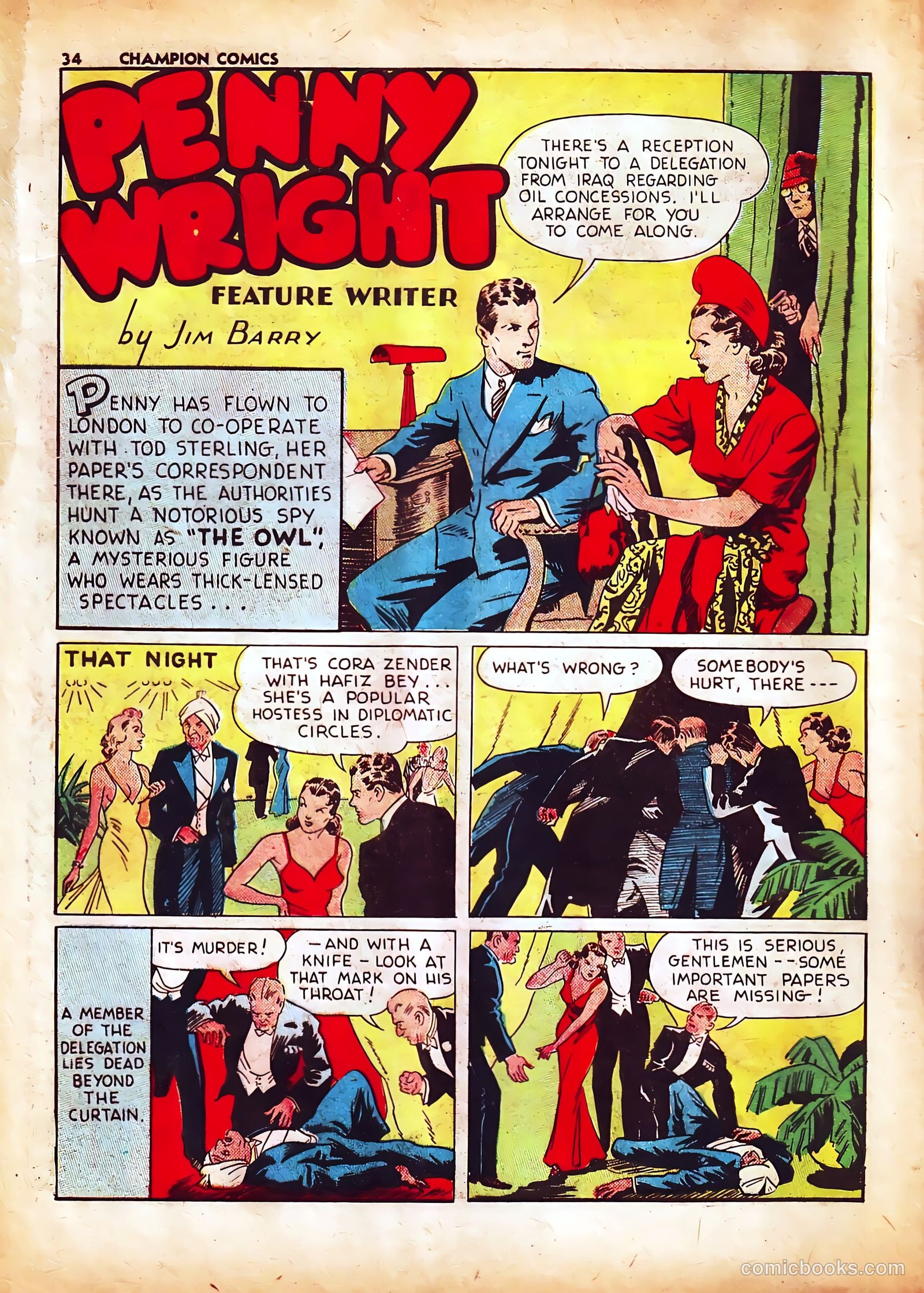 Champion Comics #5 (1940) — page 35 of 67