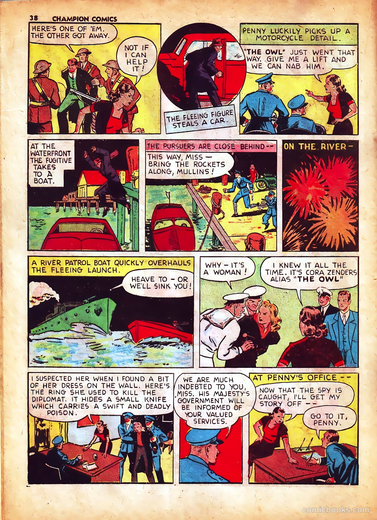 Champion Comics #5 (1940) — page 39 of 67