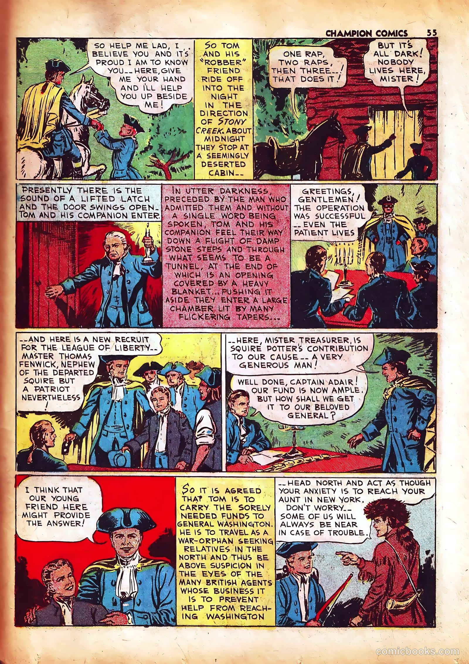 Champion Comics #5 (1940) — page 56 of 67