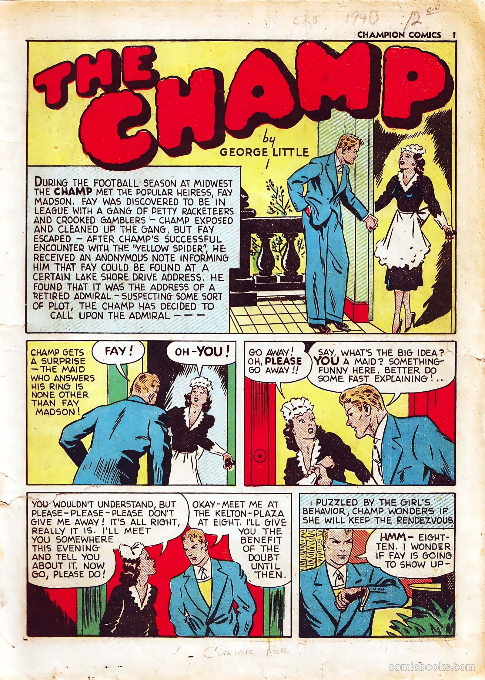 Champion Comics #6 (1940) — page 3 of 67