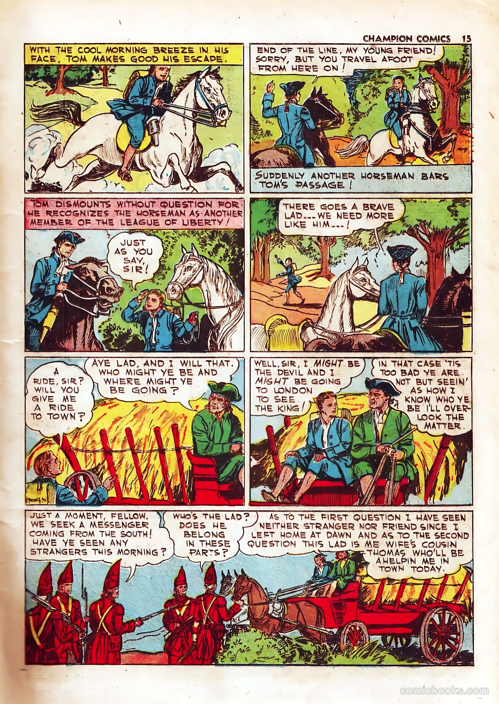 Champion Comics #6 (1940) — page 17 of 67