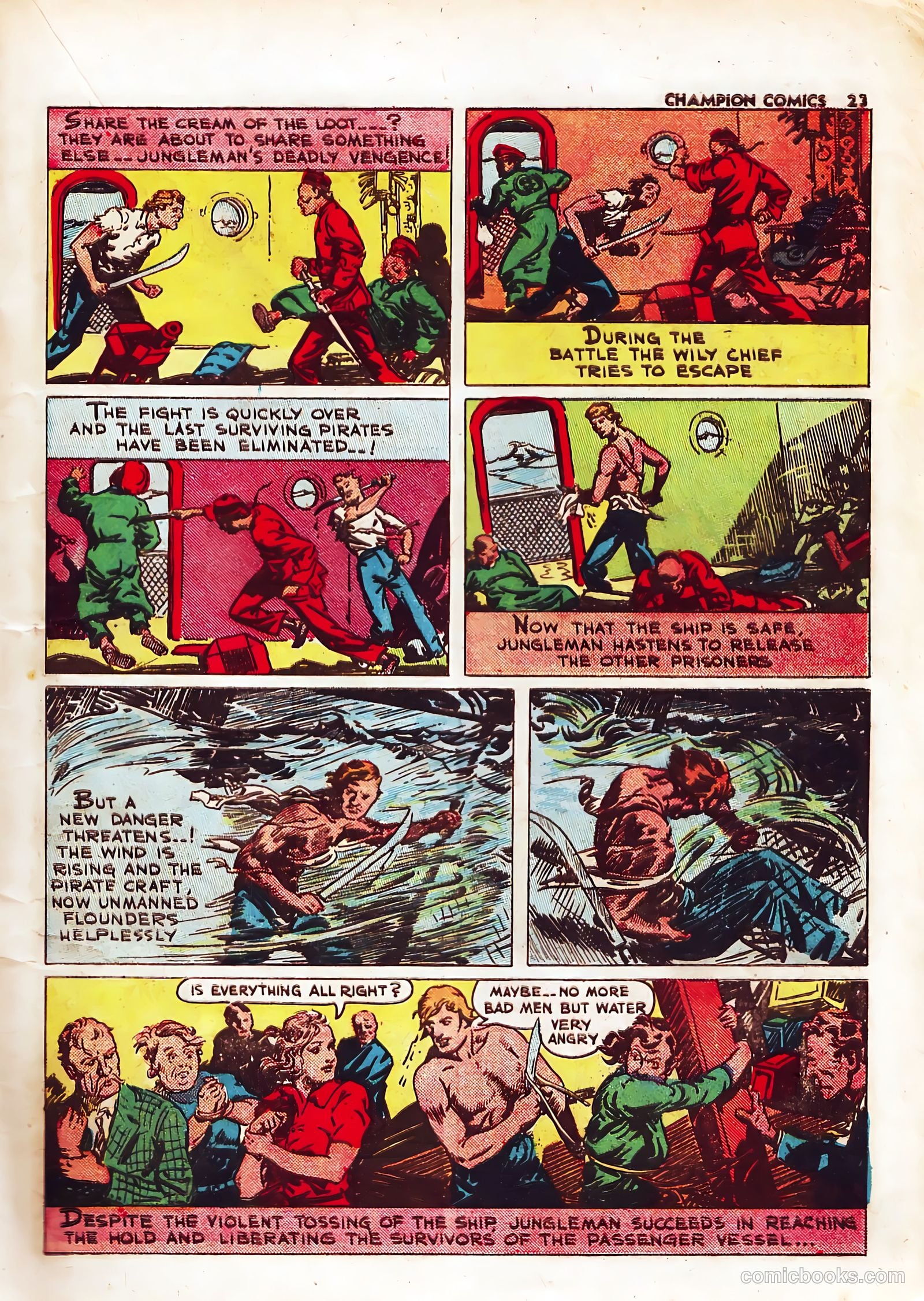 Champion Comics #6 (1940) — page 25 of 67