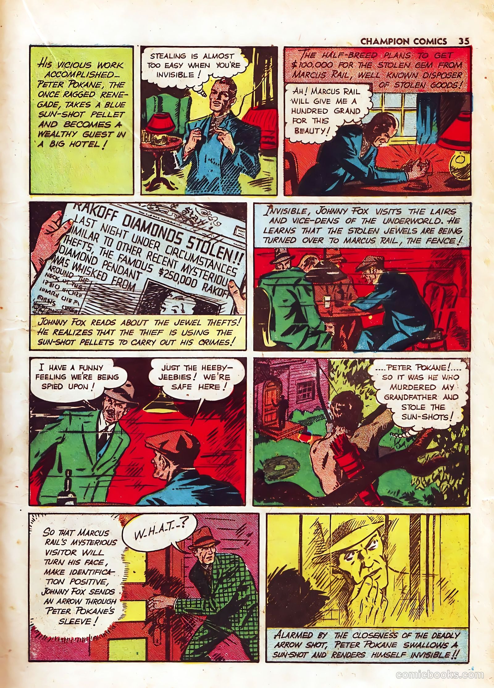 Champion Comics #6 (1940) — page 36 of 67