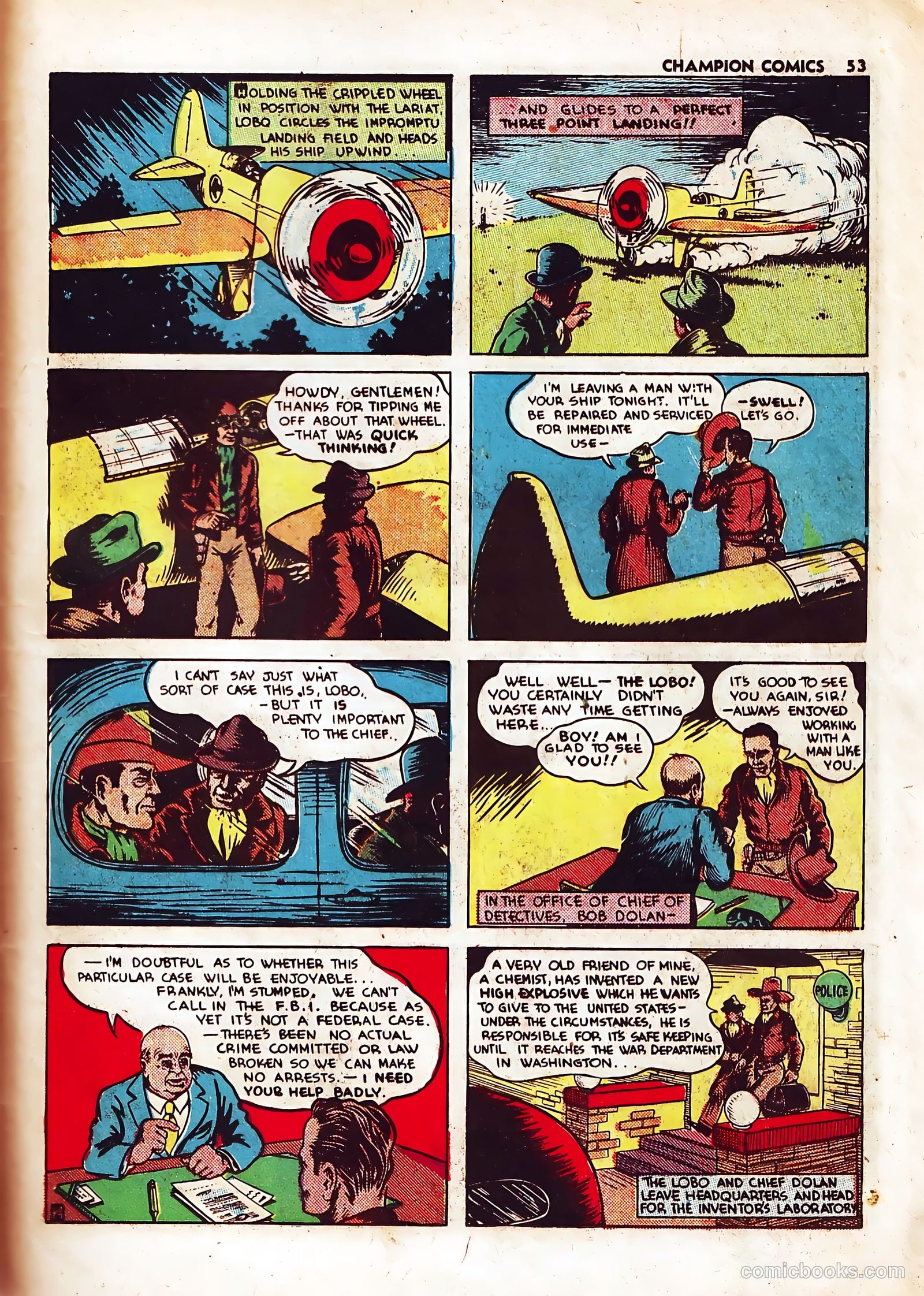 Champion Comics #6 (1940) — page 54 of 67