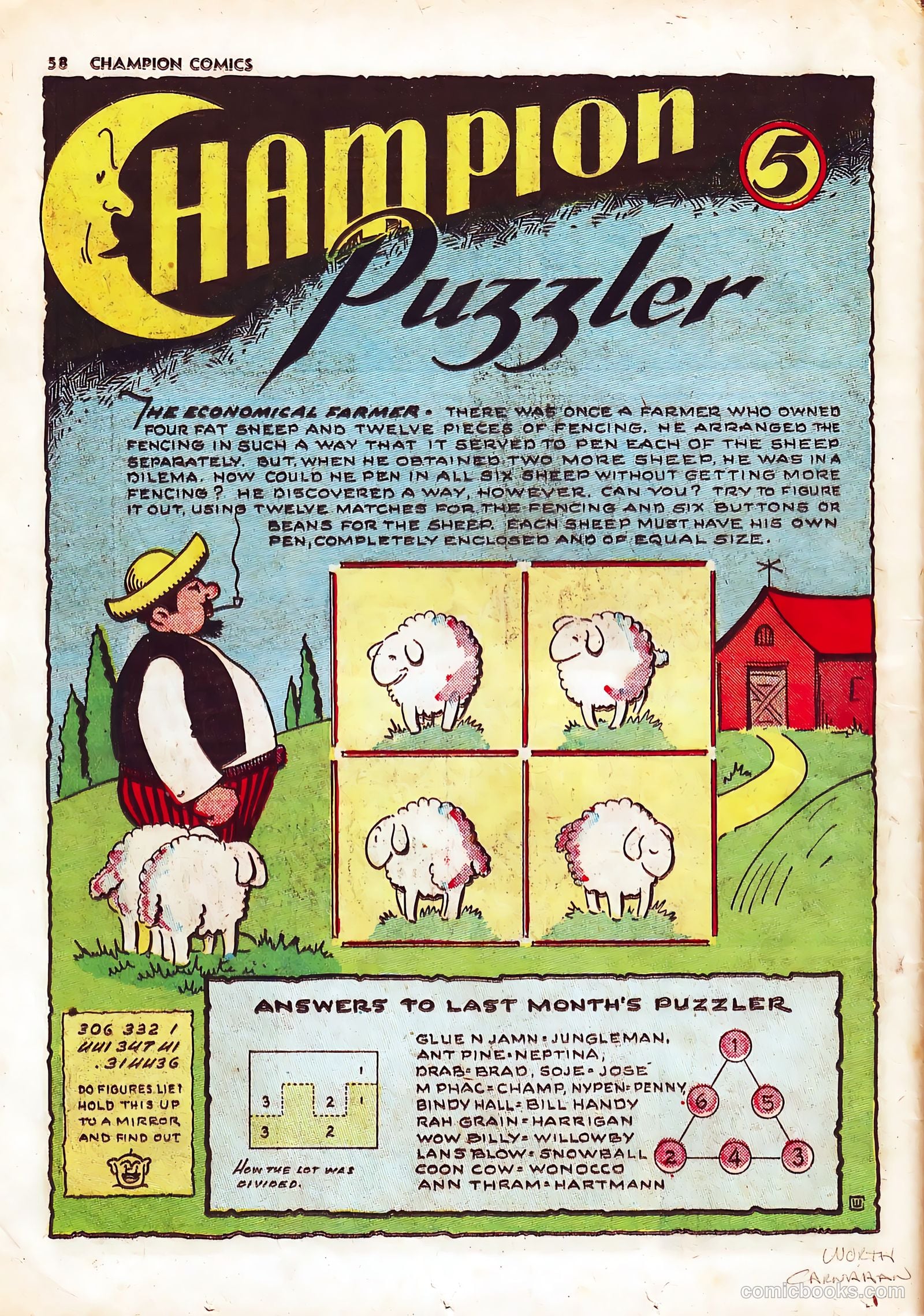 Champion Comics #6 (1940) — page 59 of 67