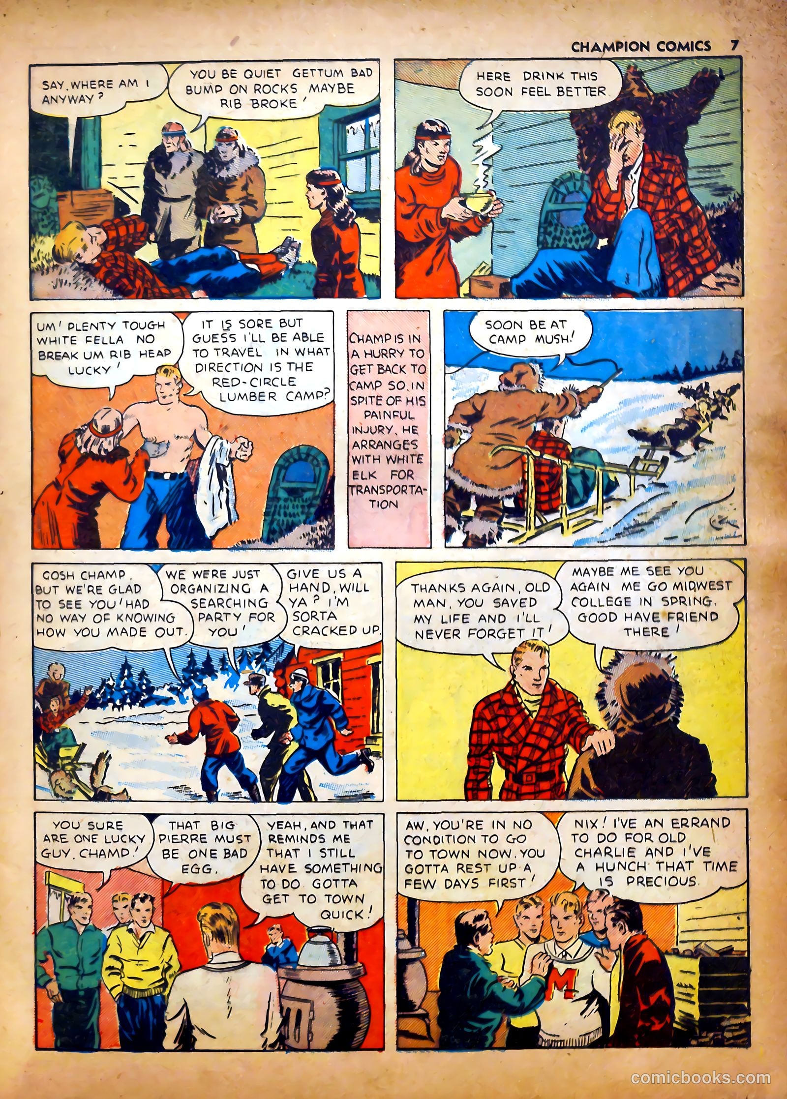 Champion Comics #7 (1940) — page 10 of 69