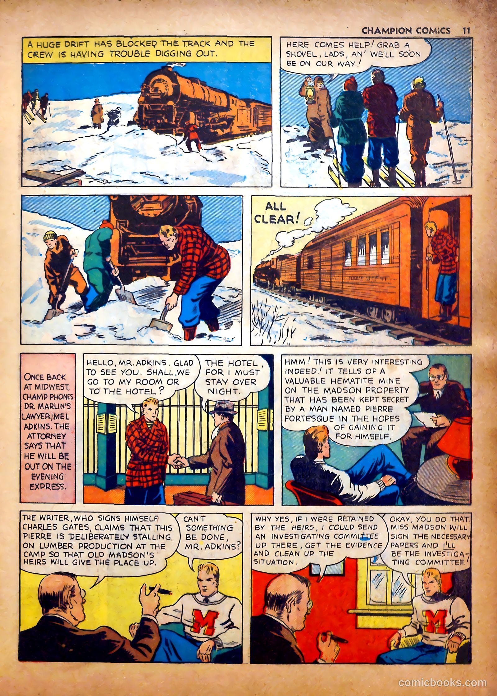 Champion Comics #7 (1940) — page 14 of 69