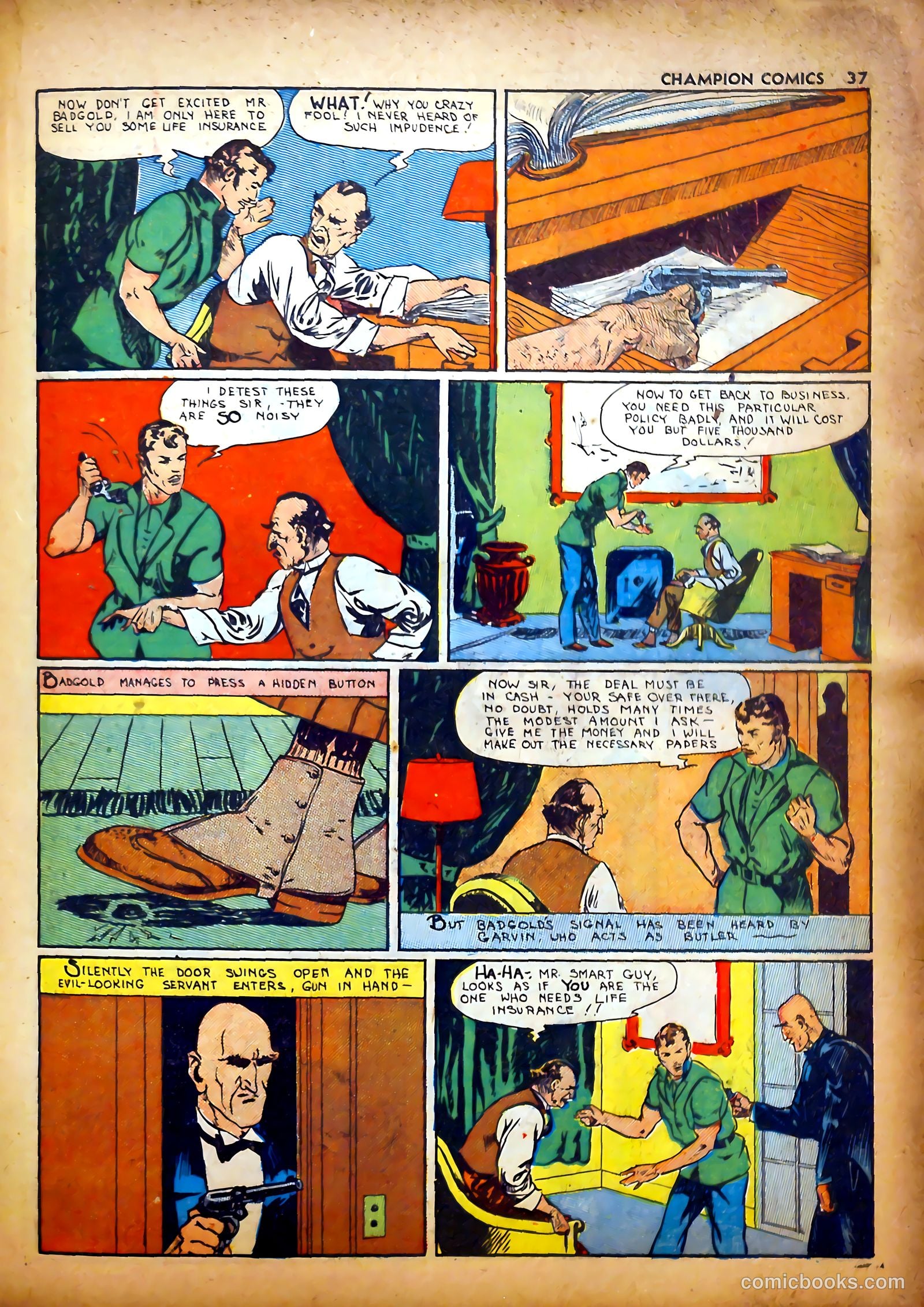 Champion Comics #7 (1940) — page 40 of 69