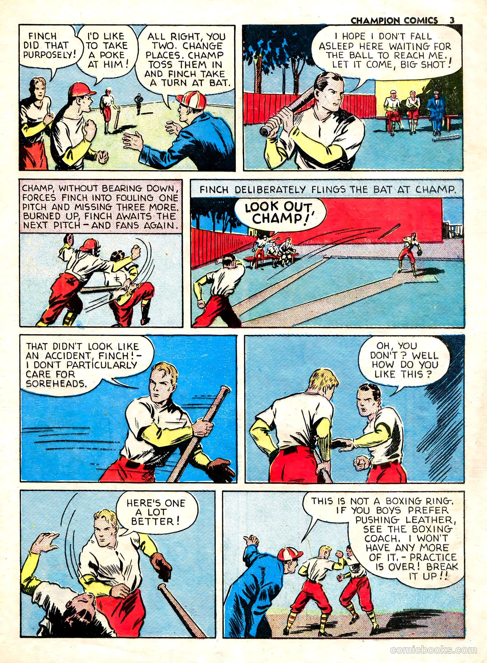 Champion Comics #8 (1940) — page 2 of 60