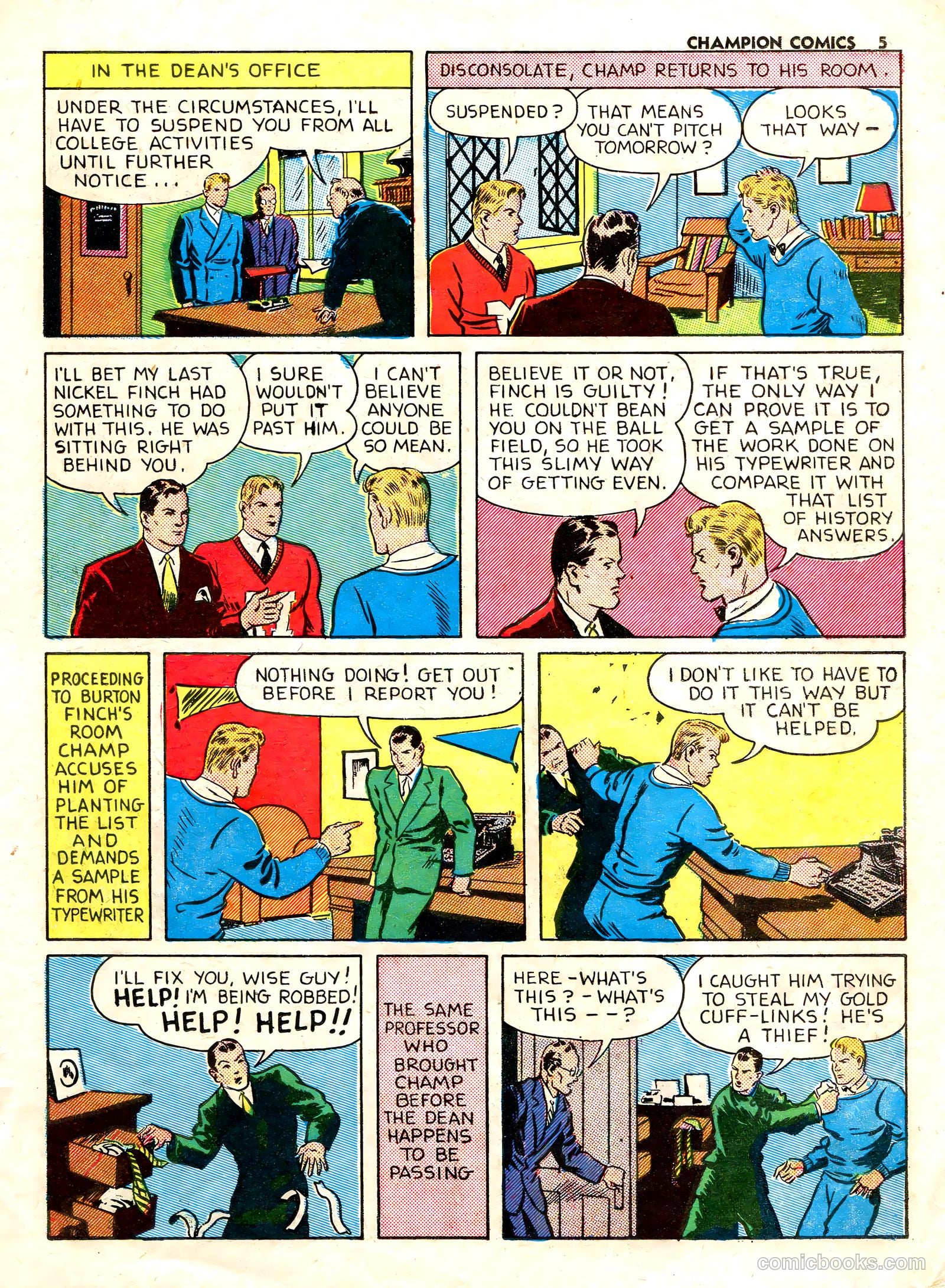 Champion Comics #8 (1940) — page 4 of 60