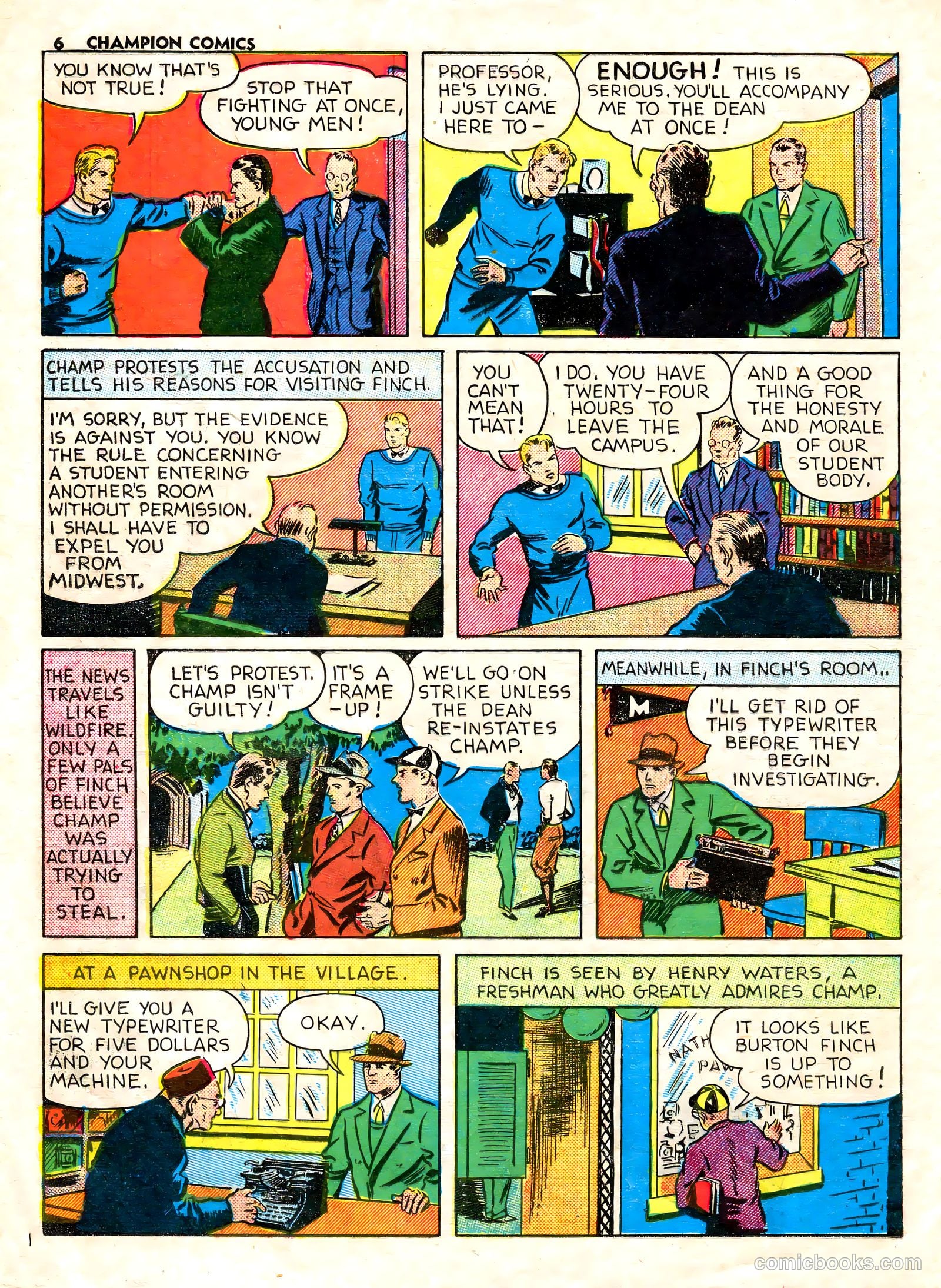 Champion Comics #8 (1940) — page 5 of 60