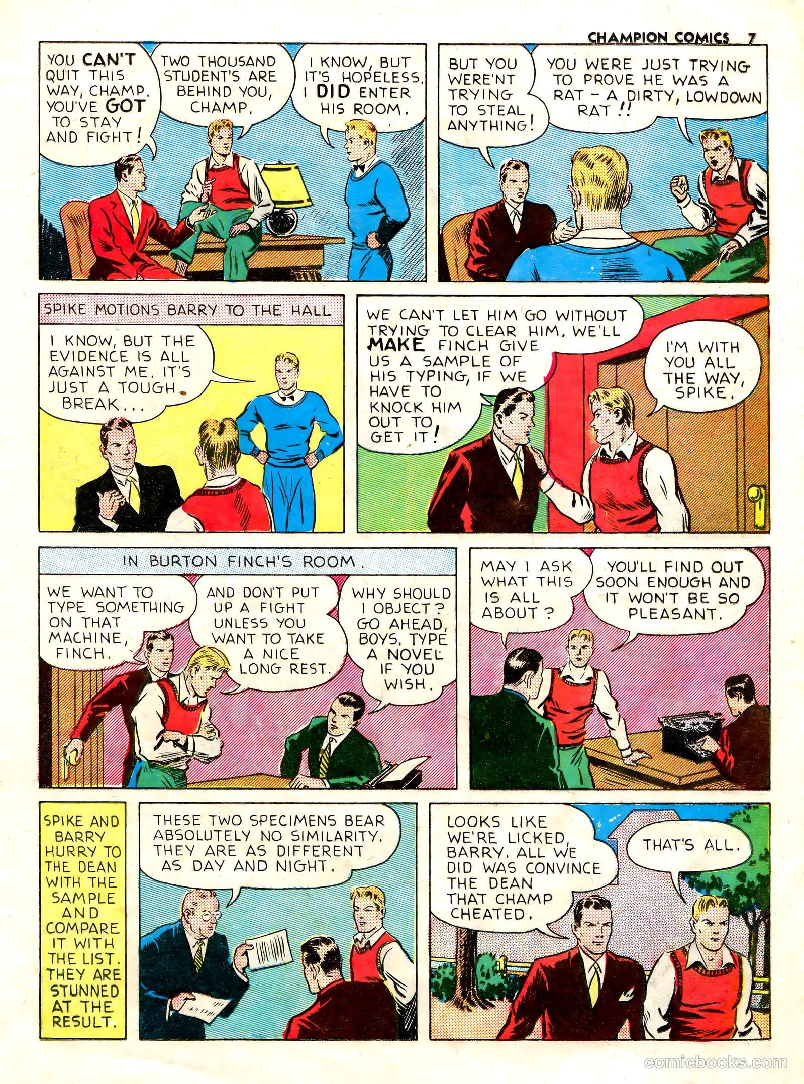 Champion Comics #8 (1940) — page 6 of 60