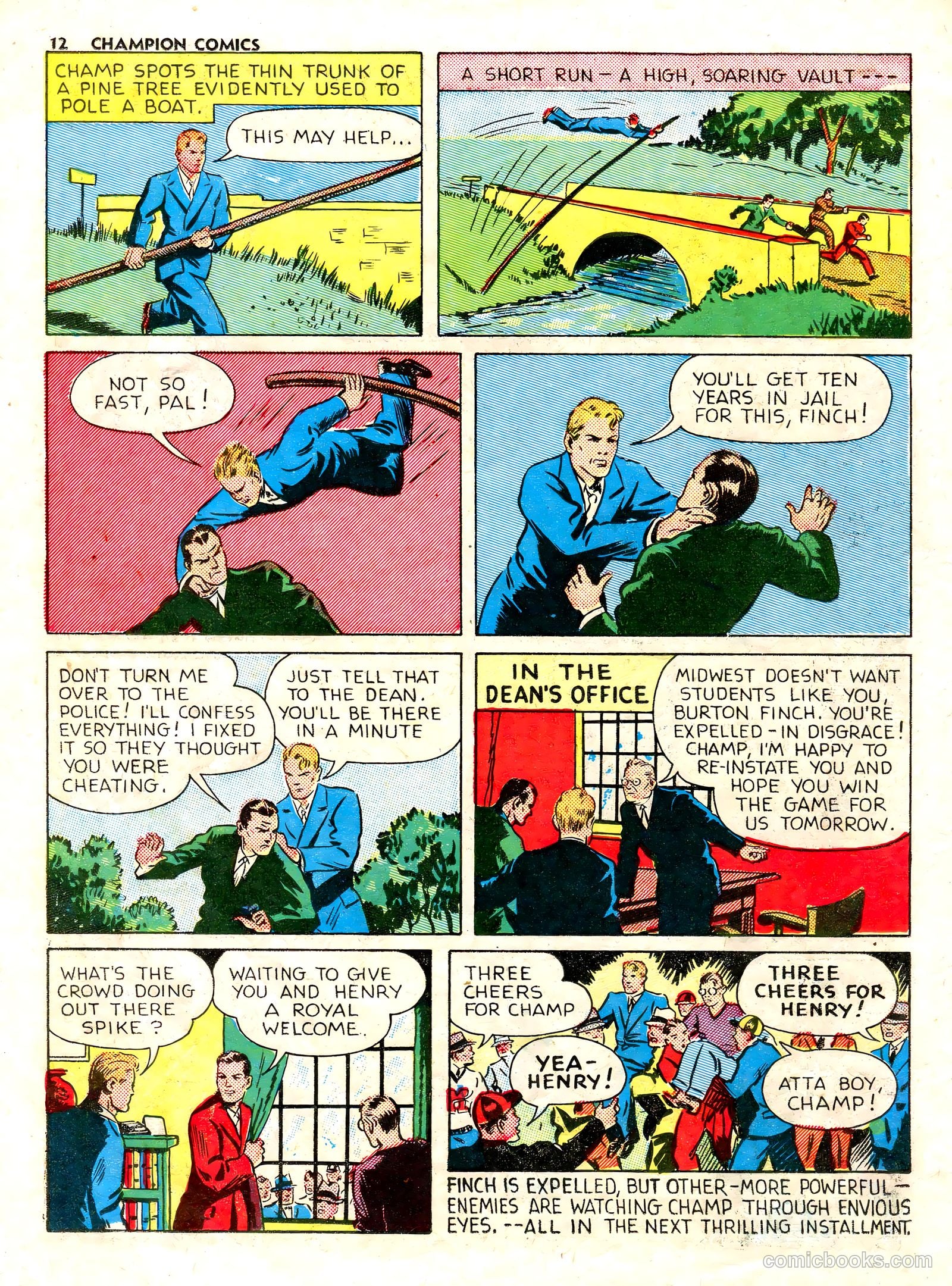 Champion Comics #8 (1940) — page 11 of 60