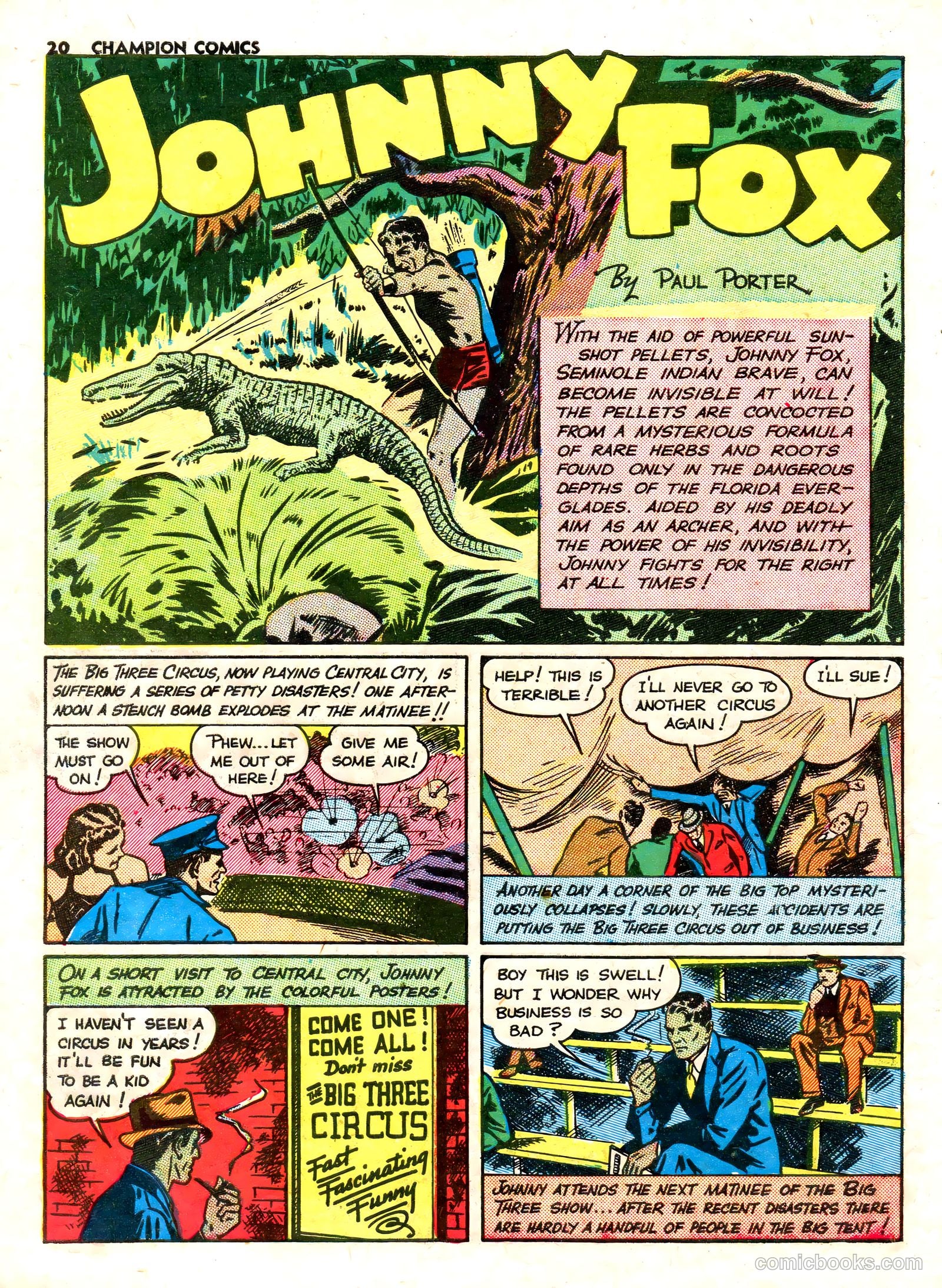 Champion Comics #8 (1940) — page 19 of 60