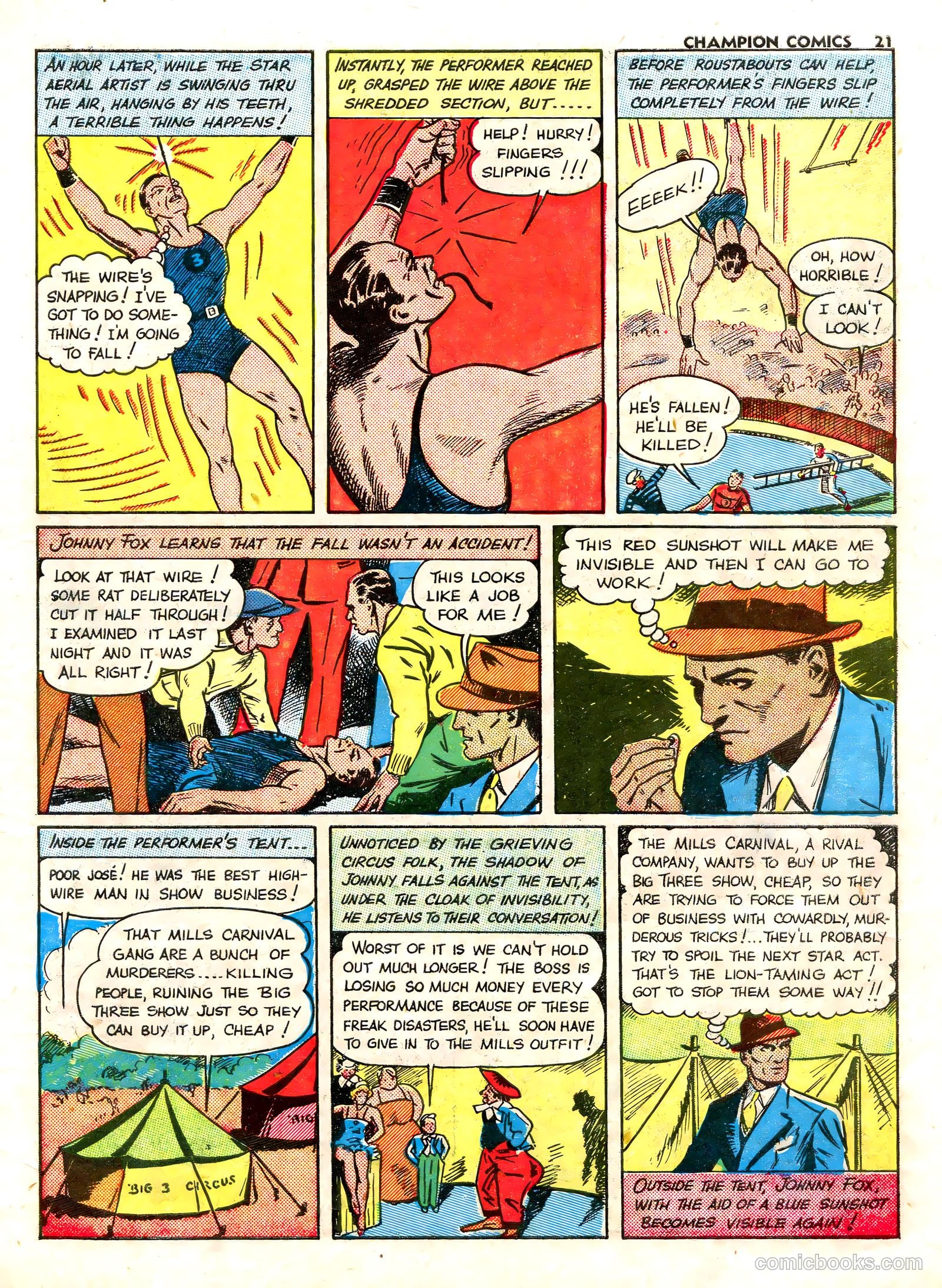 Champion Comics #8 (1940) — page 20 of 60