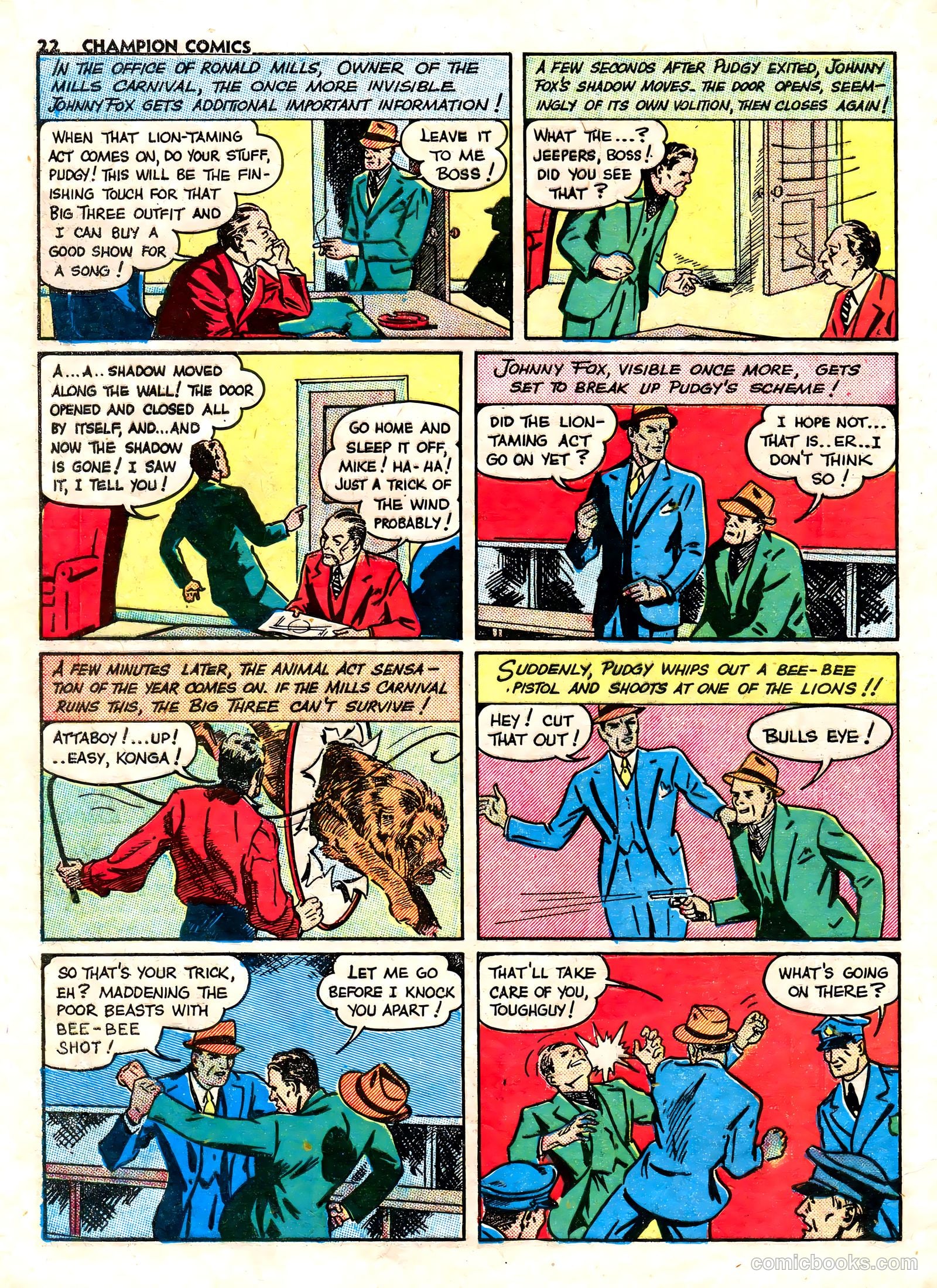 Champion Comics #8 (1940) — page 21 of 60