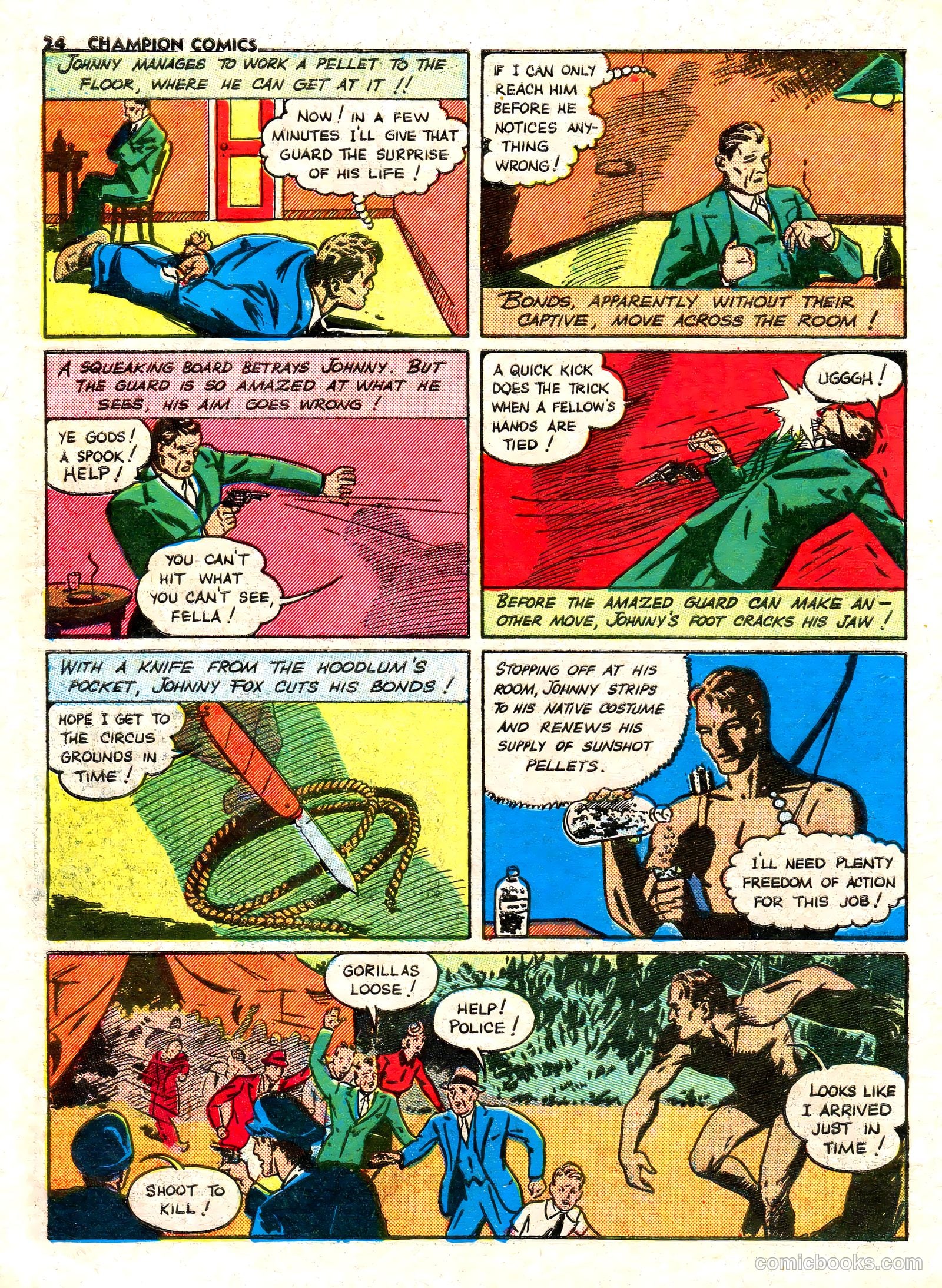 Champion Comics #8 (1940) — page 23 of 60