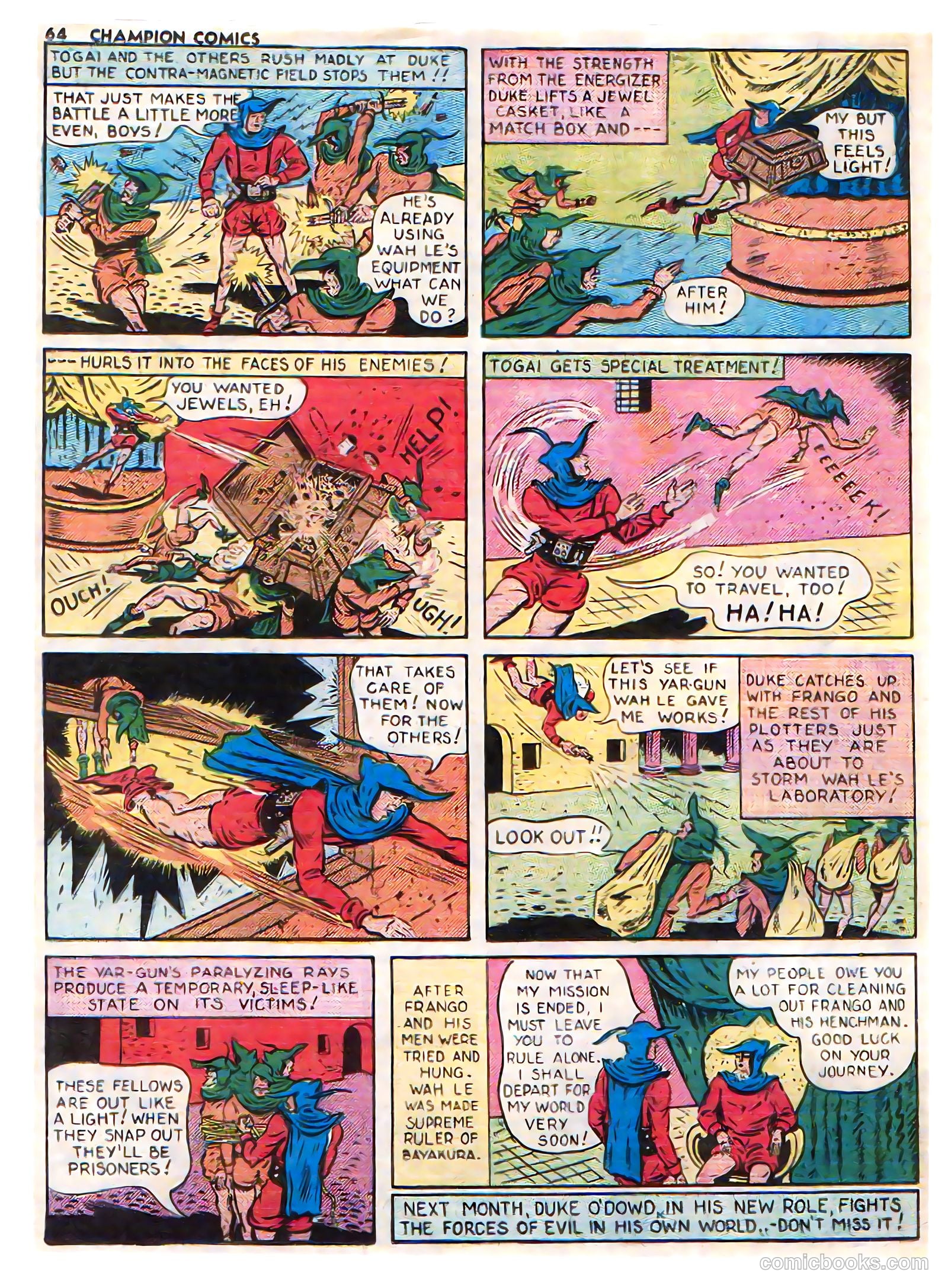 Champion Comics #8 (1940) — page 59 of 60