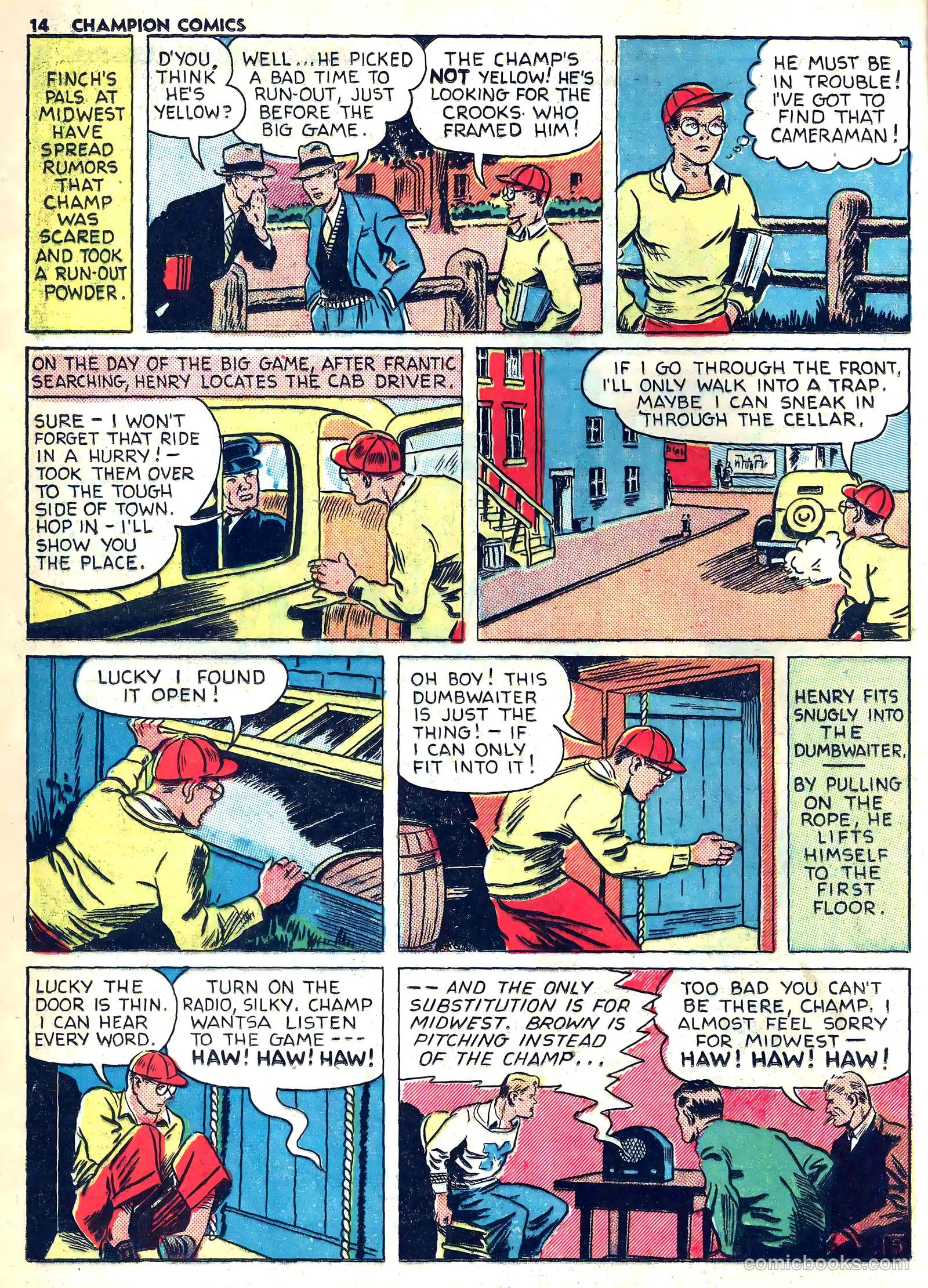 Champion Comics #9 (1940) — page 16 of 68
